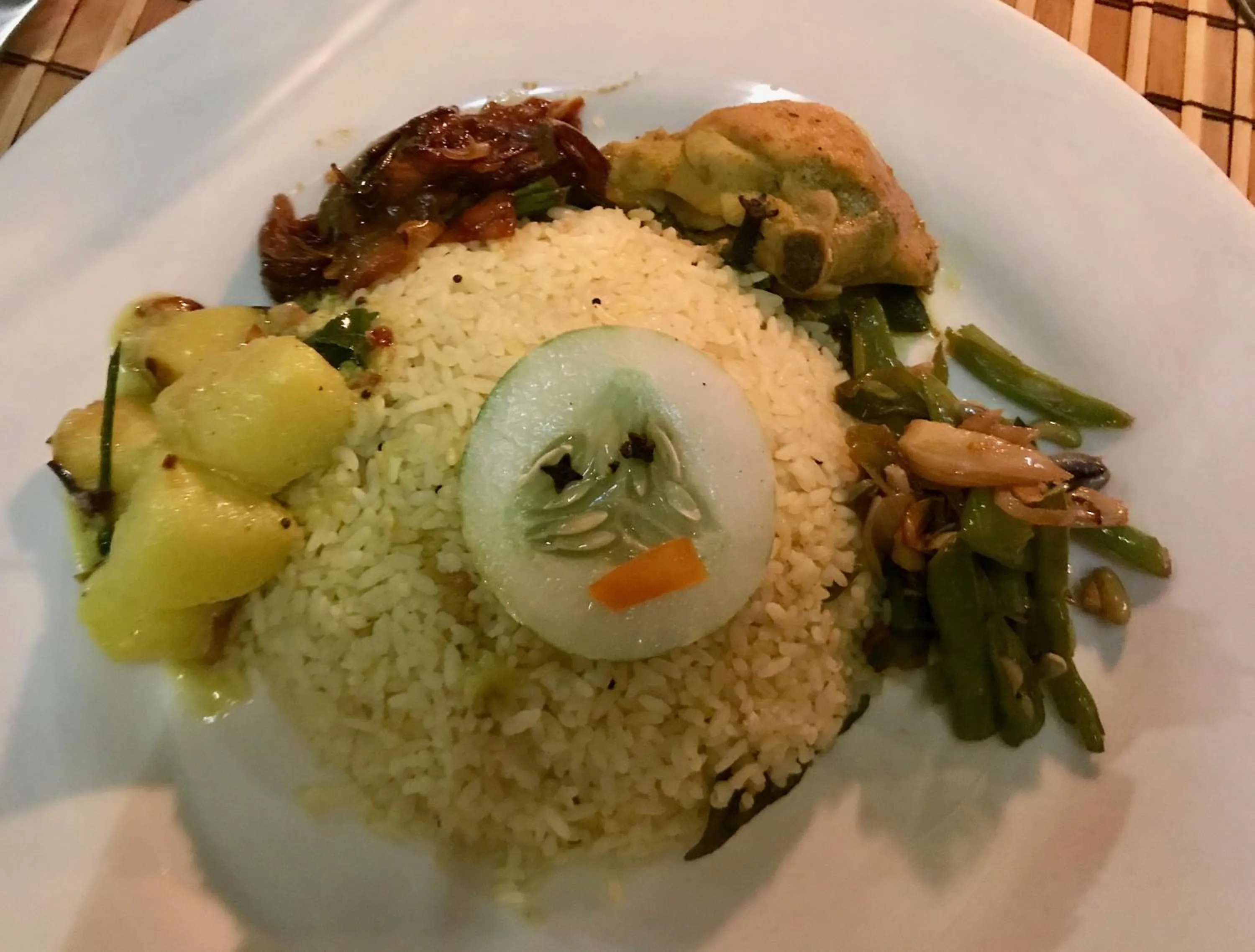 Dinner in Wind Blend Kite Resort