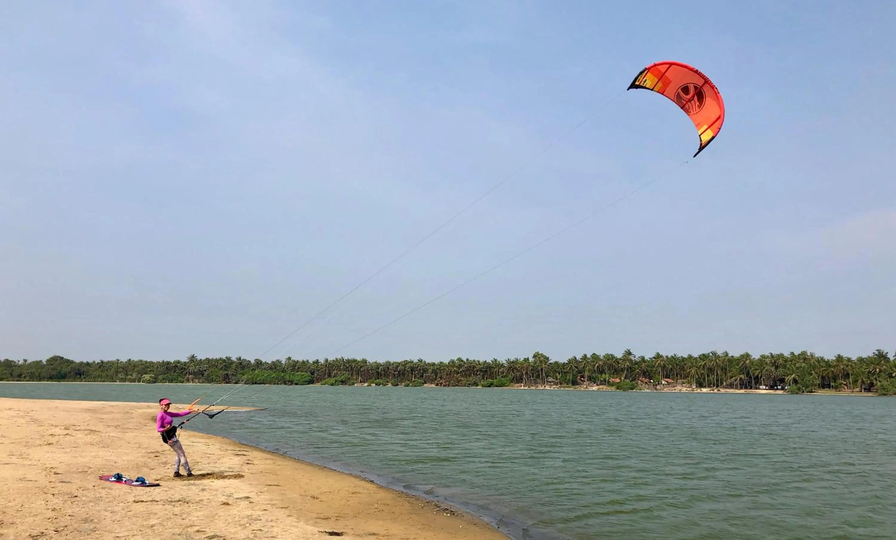Beach in Wind Blend Kite Resort