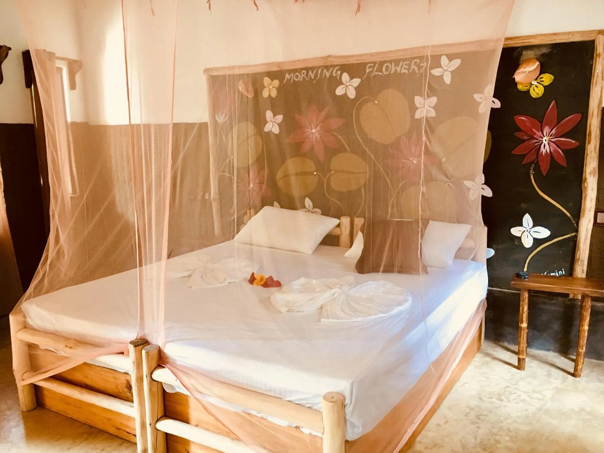 Decorative detail, Bed in Wind Blend Kite Resort