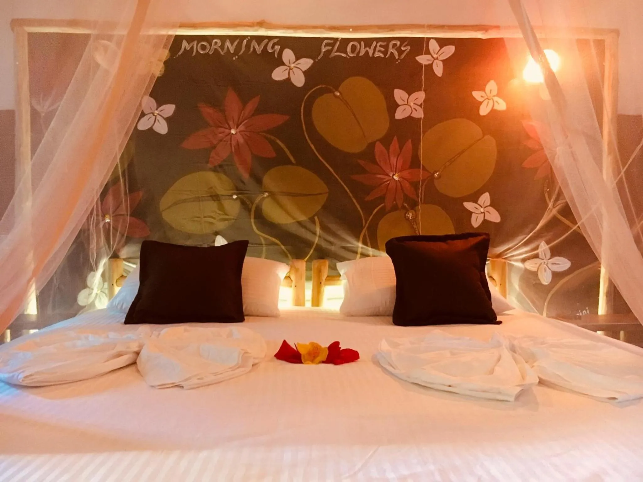 Decorative detail, Bed in Wind Blend Kite Resort