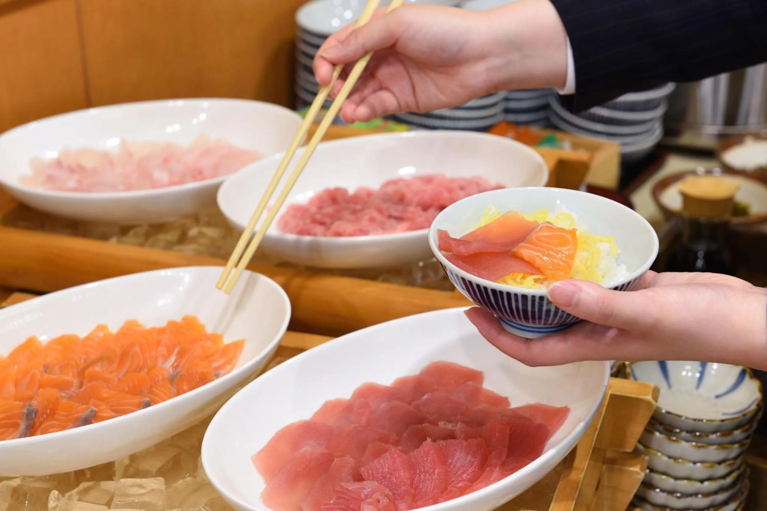 Breakfast in Hakata Green Hotel Annex
