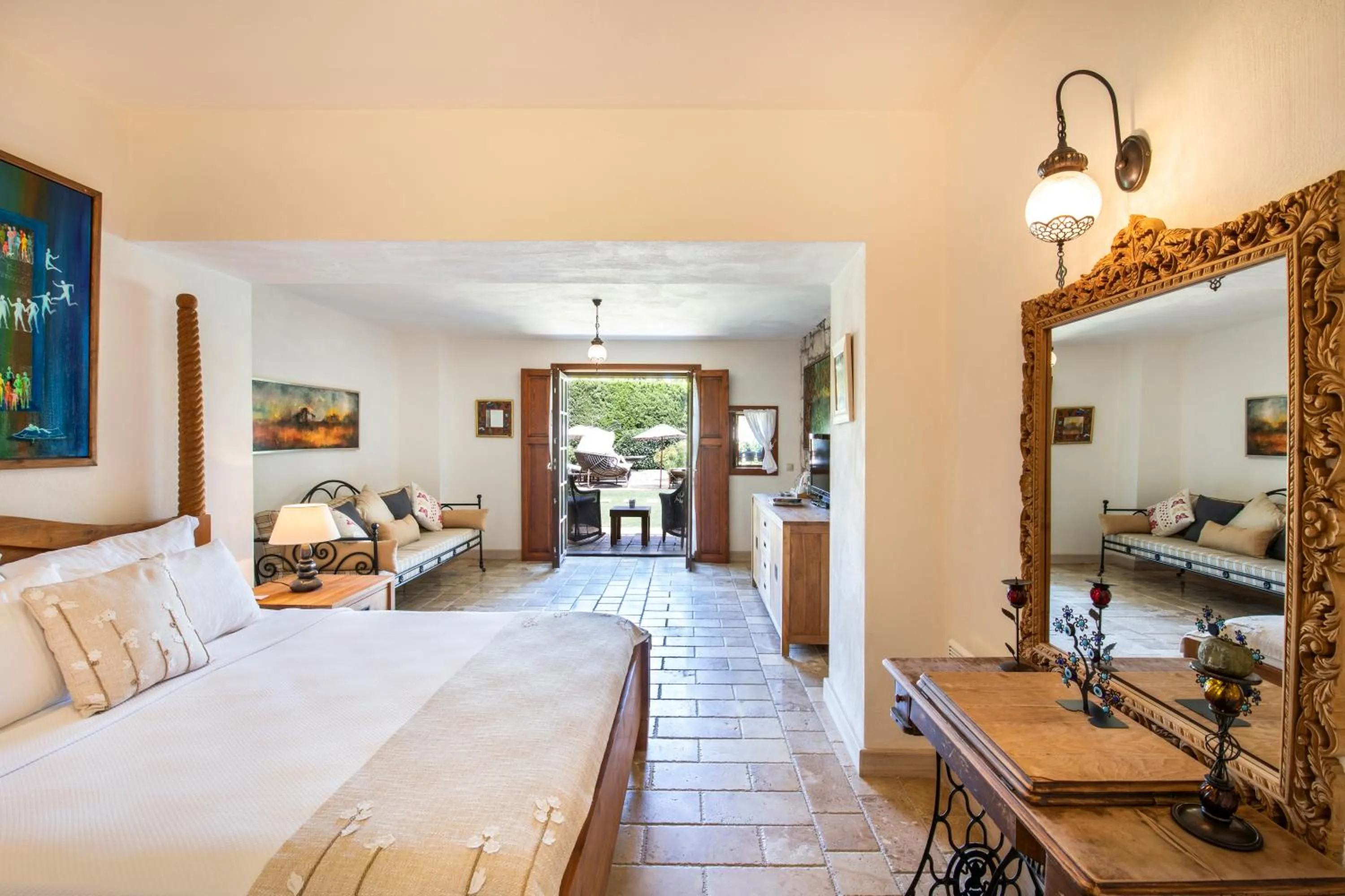 Bed in Alacati Kapari Hotel - Special Category