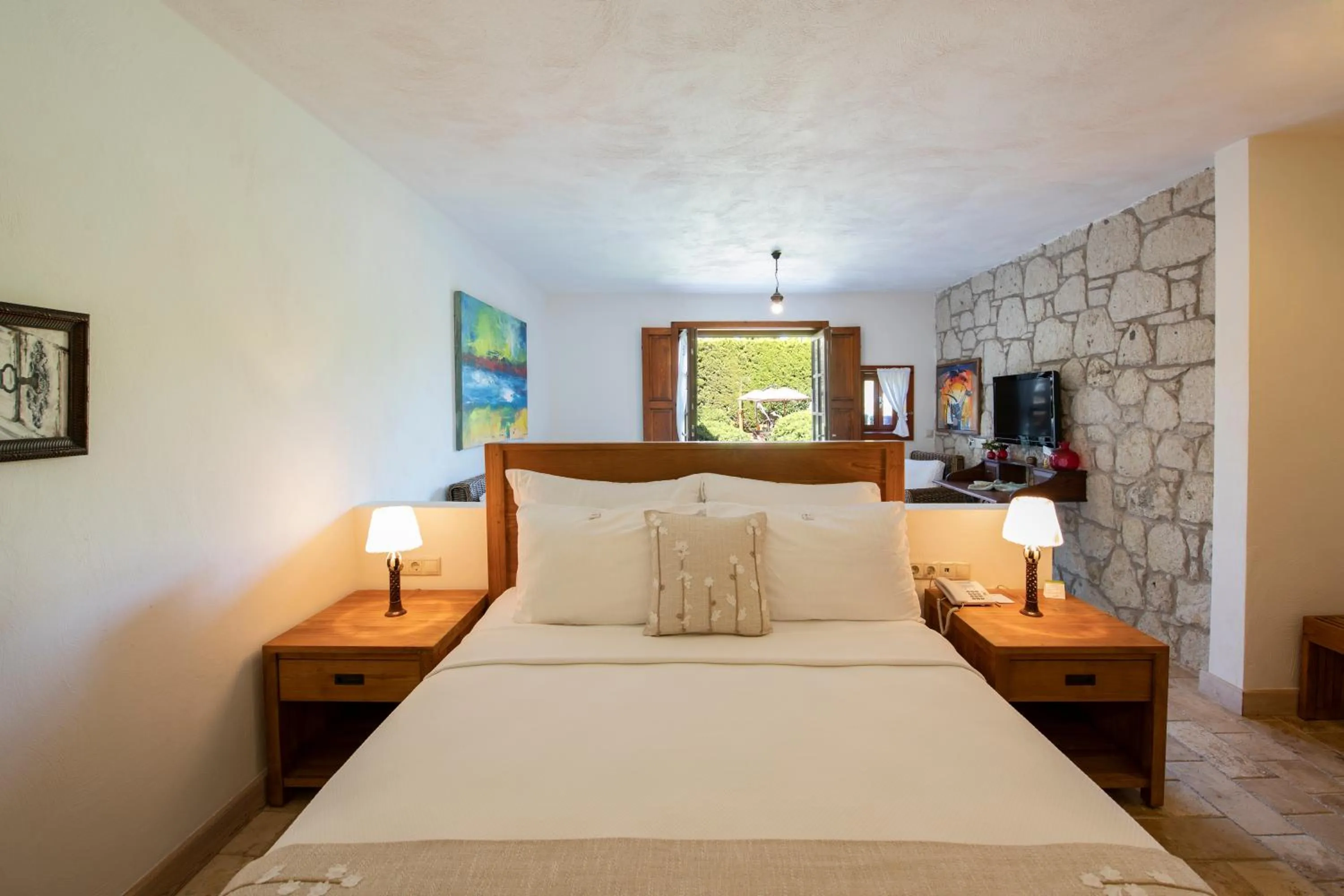 Bed in Alacati Kapari Hotel - Special Category