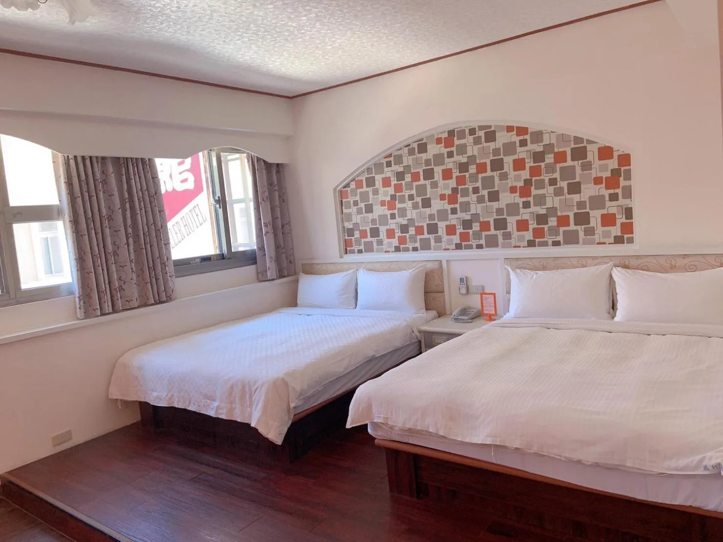 Bed in Traveler Hotel Taitung