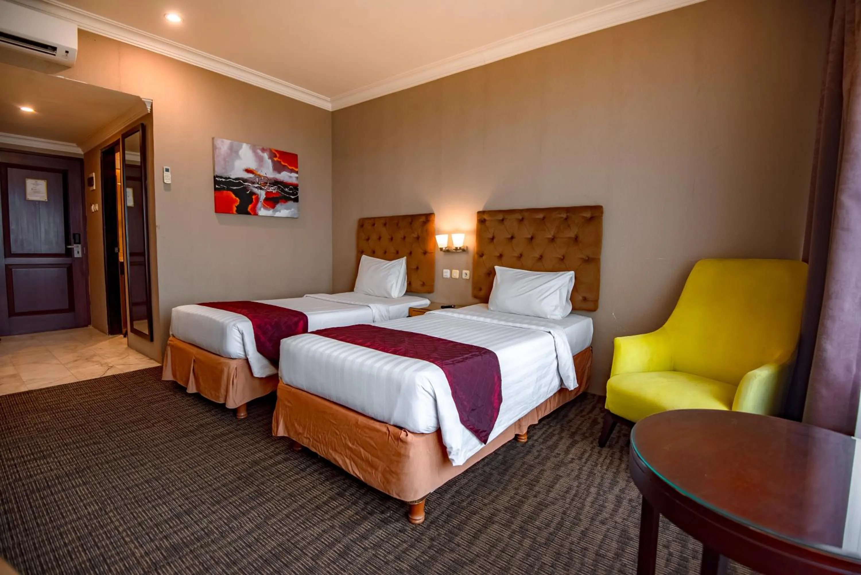 Bedroom, Bed in The Mirah Hotel Bogor