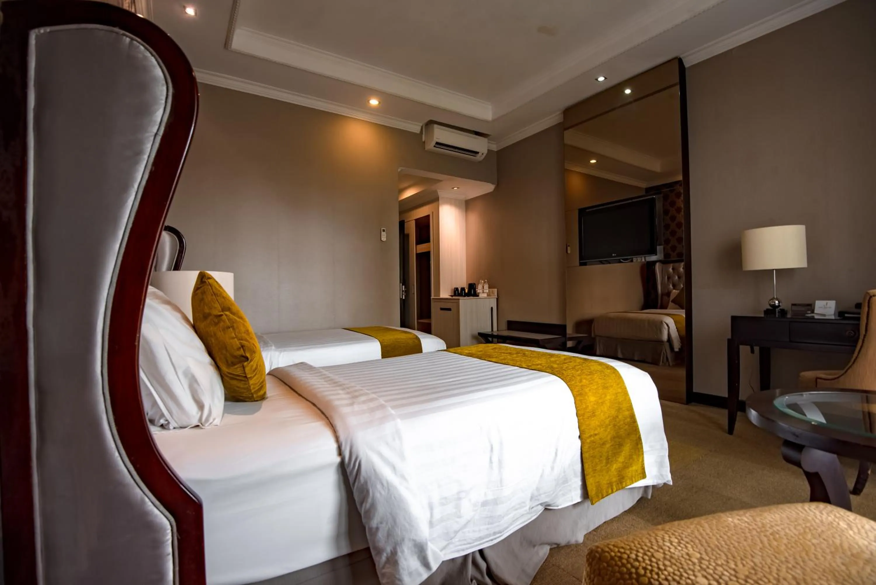 Bedroom, Bed in The Mirah Hotel Bogor