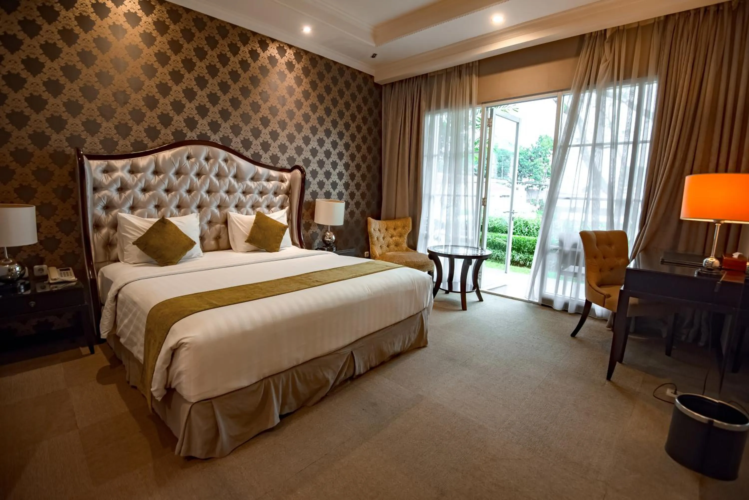 Bedroom, Bed in The Mirah Hotel Bogor