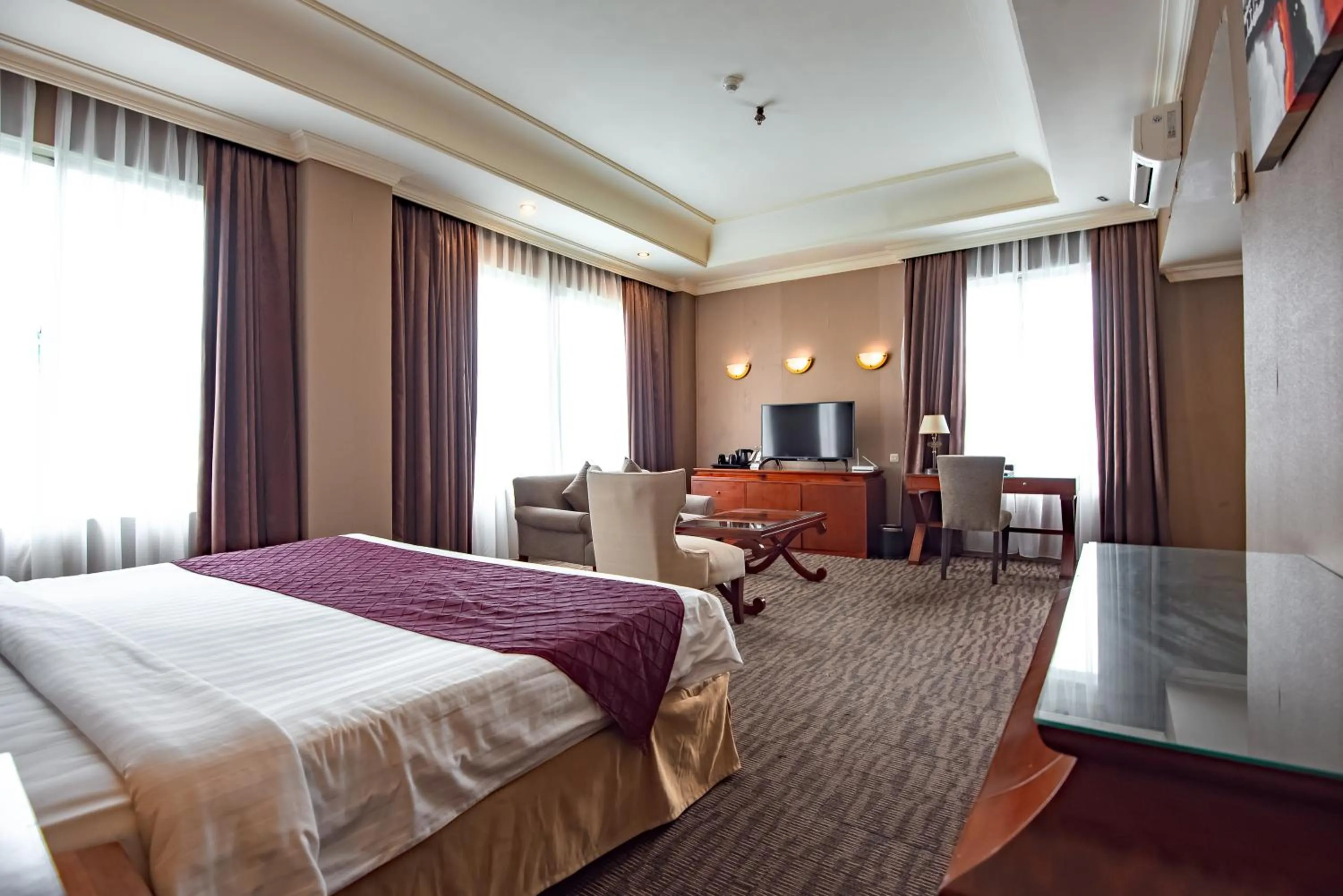 Bedroom, Bed in The Mirah Hotel Bogor