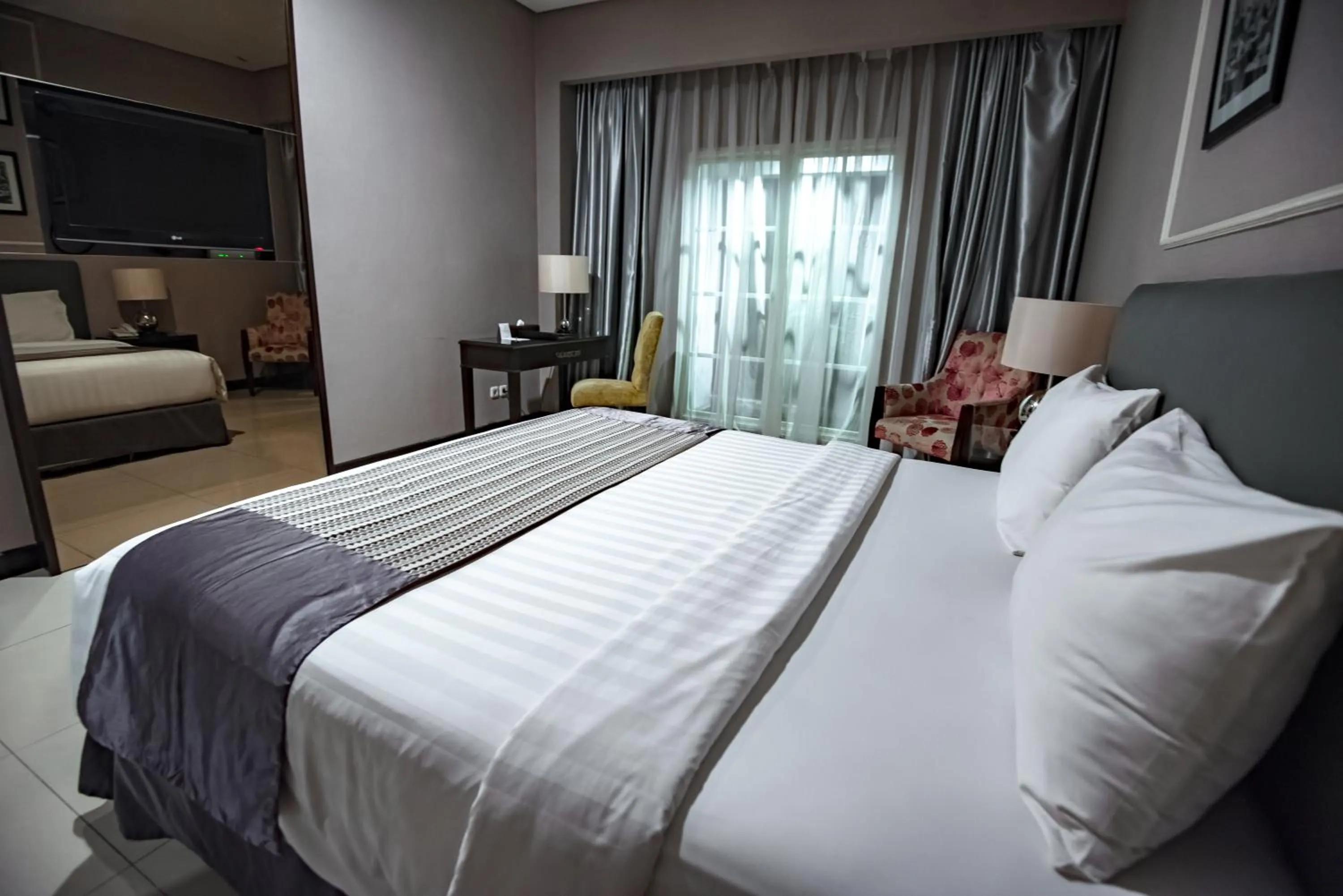 Bedroom, Bed in The Mirah Hotel Bogor