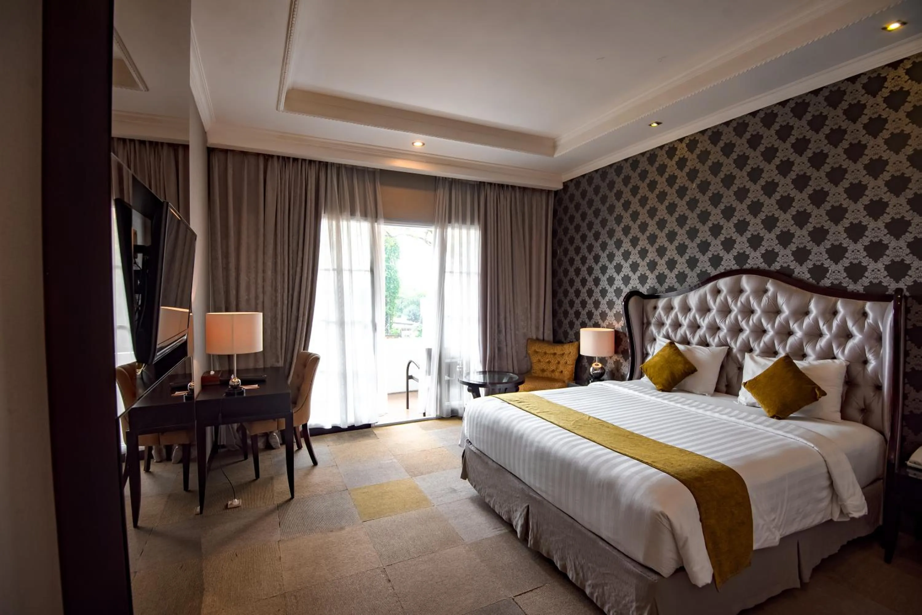 Bedroom, Bed in The Mirah Hotel Bogor