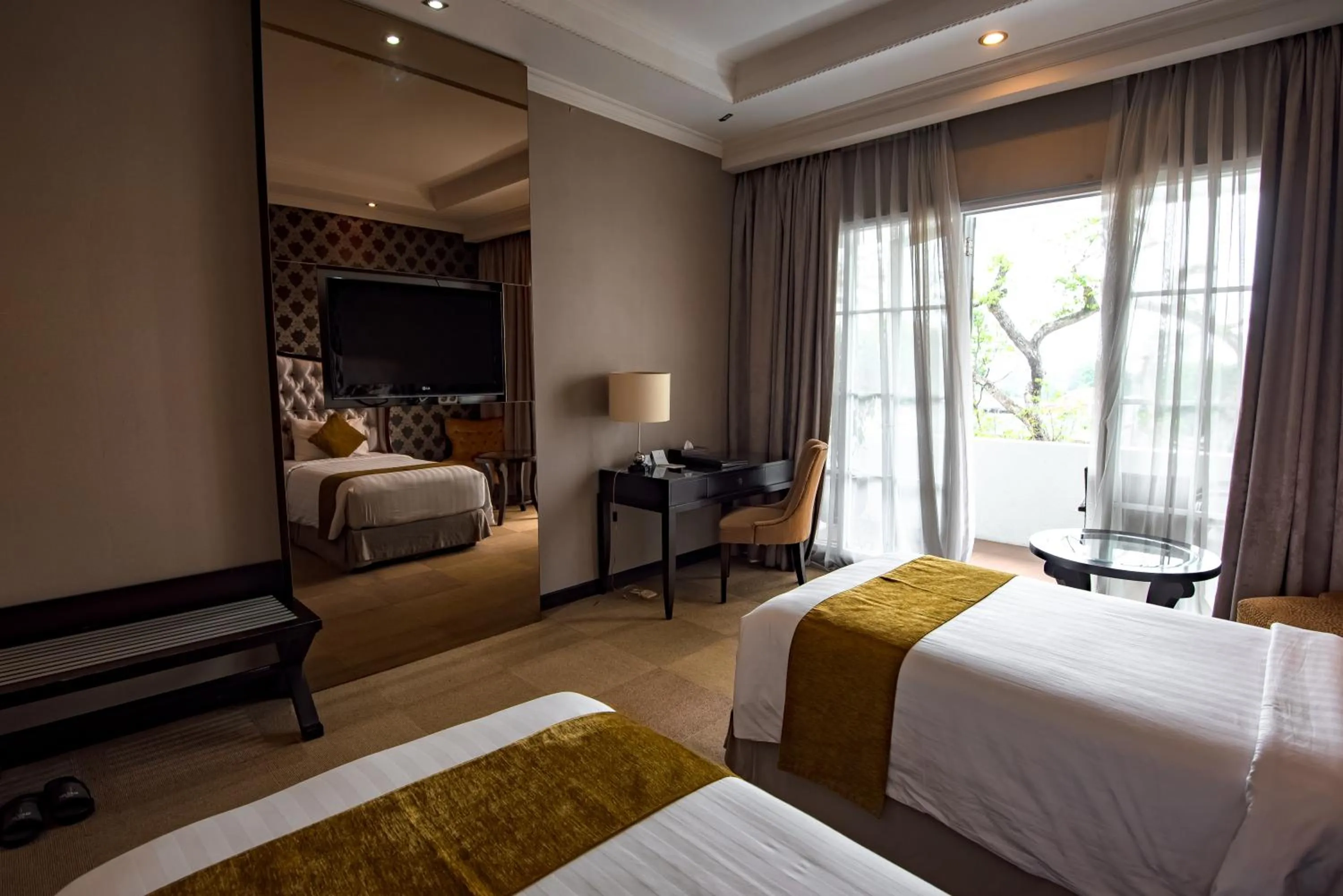 Bedroom, Bed in The Mirah Hotel Bogor