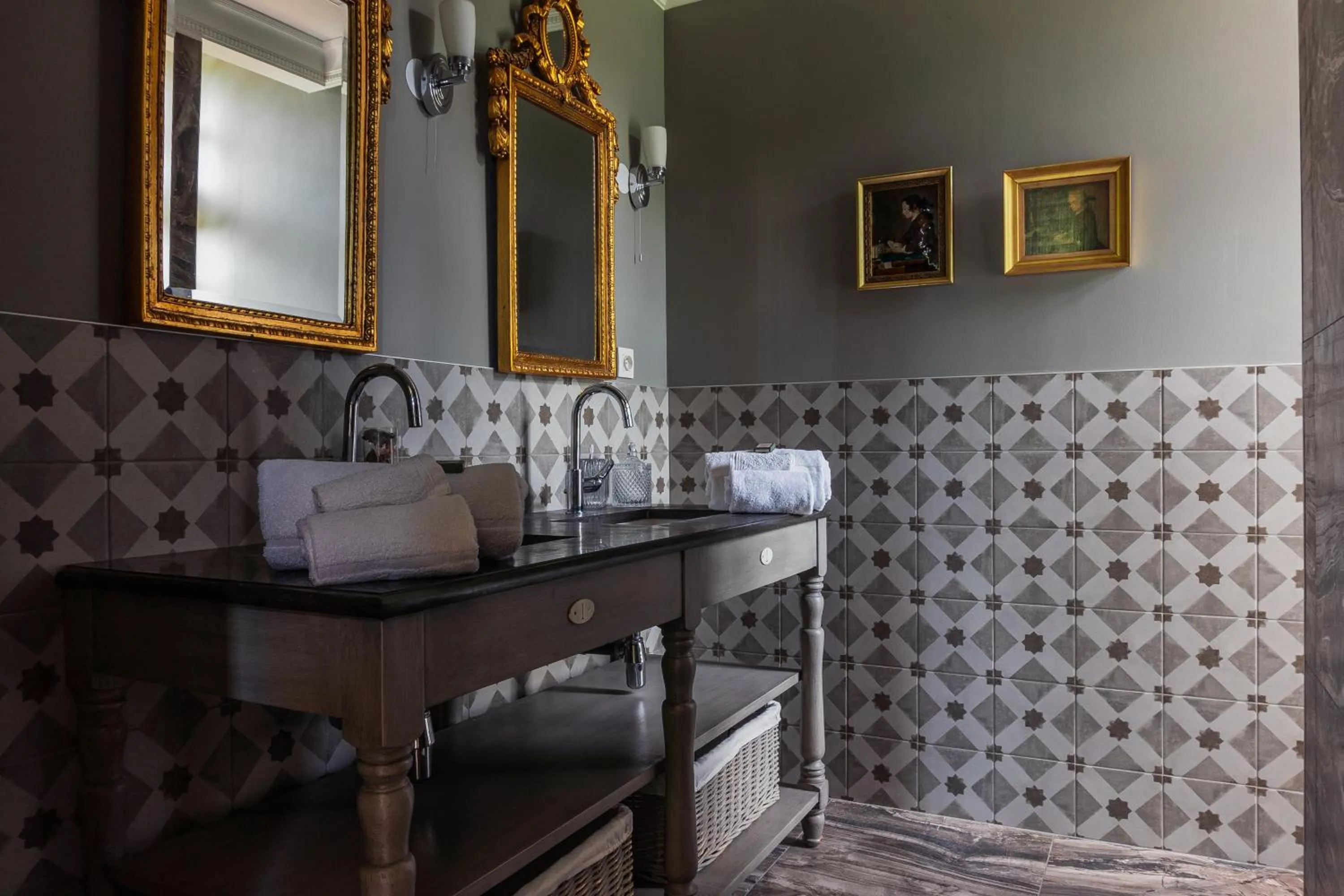 Bathroom in Castel Bois Marie, Maison d'hôtes