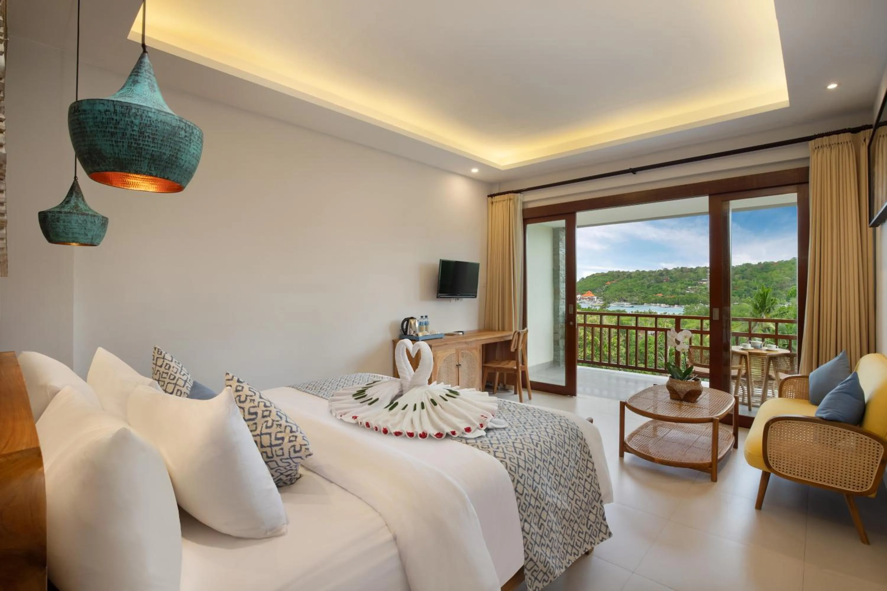 View (from property/room), Bed in The Acala Shri Sedana