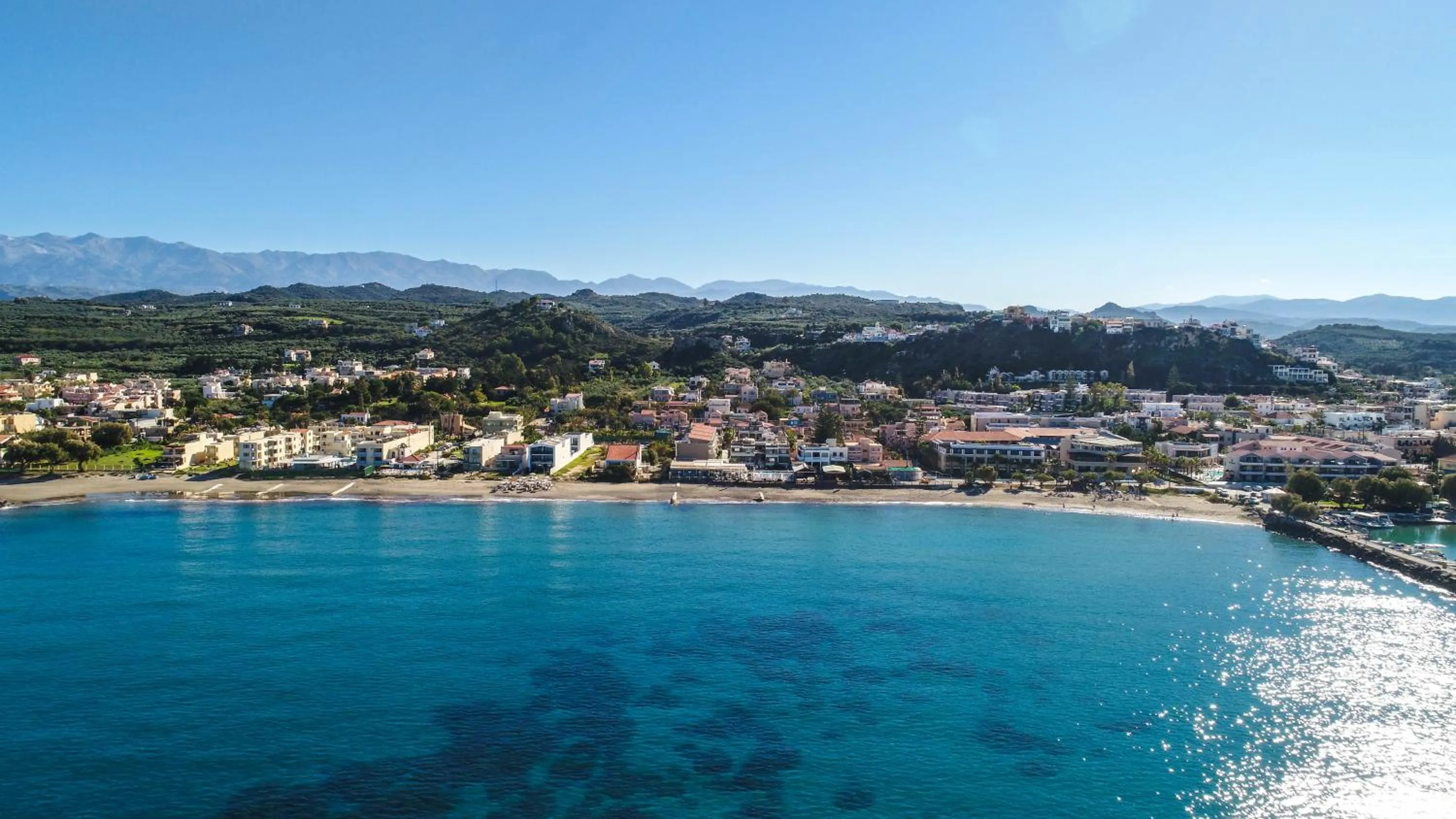 Bird's eye view in Marika Beach Hotel
