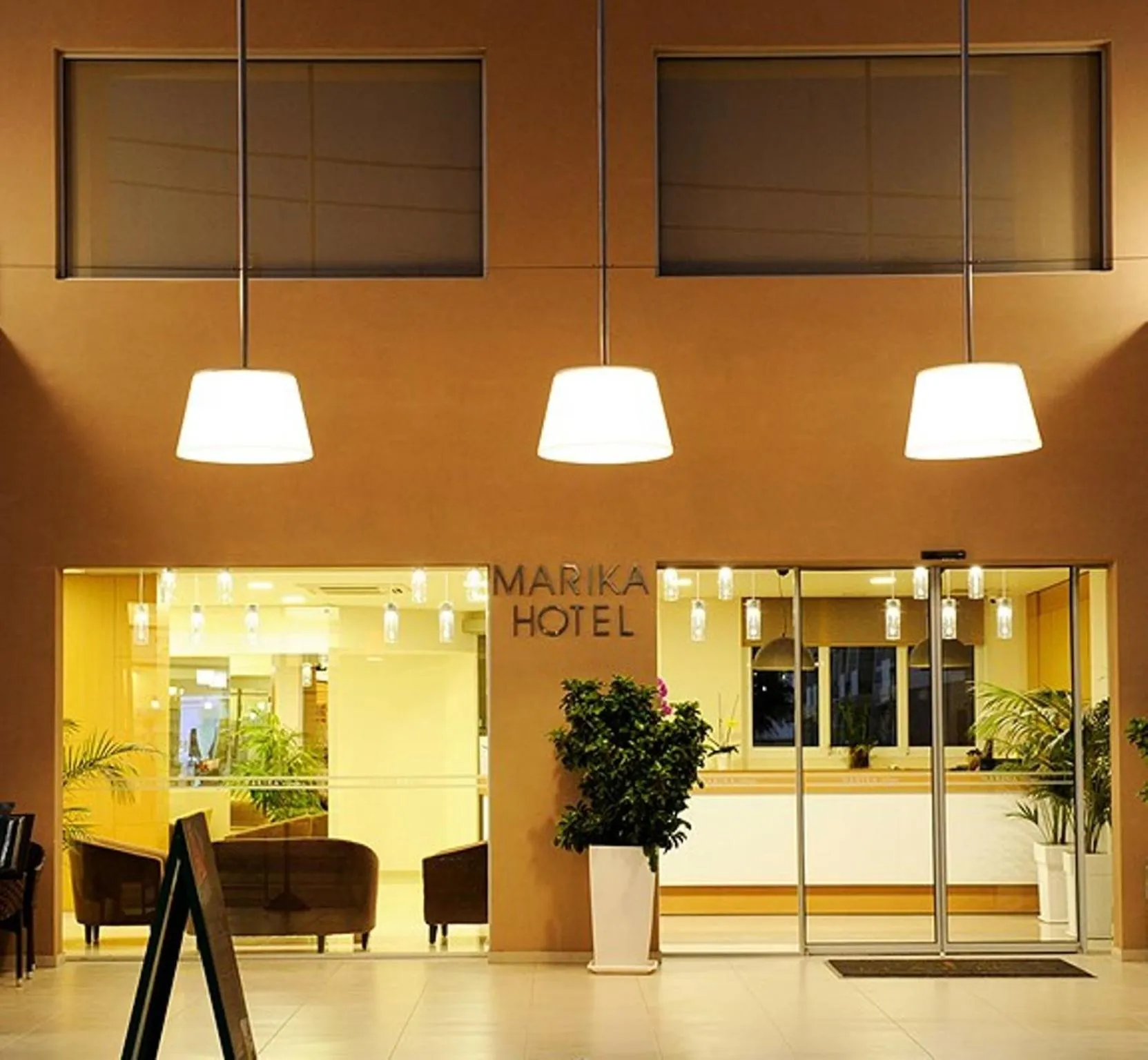 Lobby or reception in Marika Beach Hotel