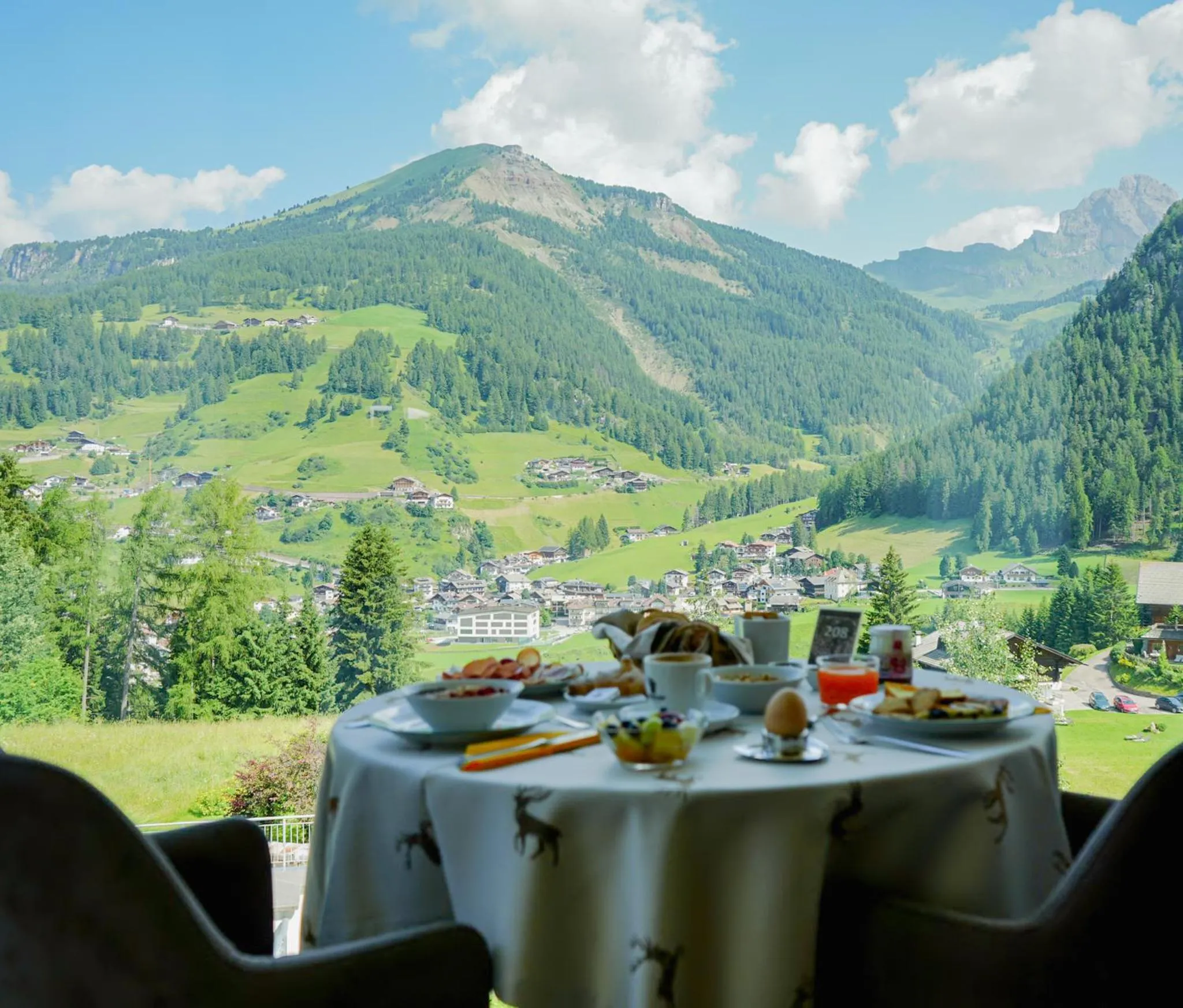 Mountain view in Hotel Chalet Dlaces