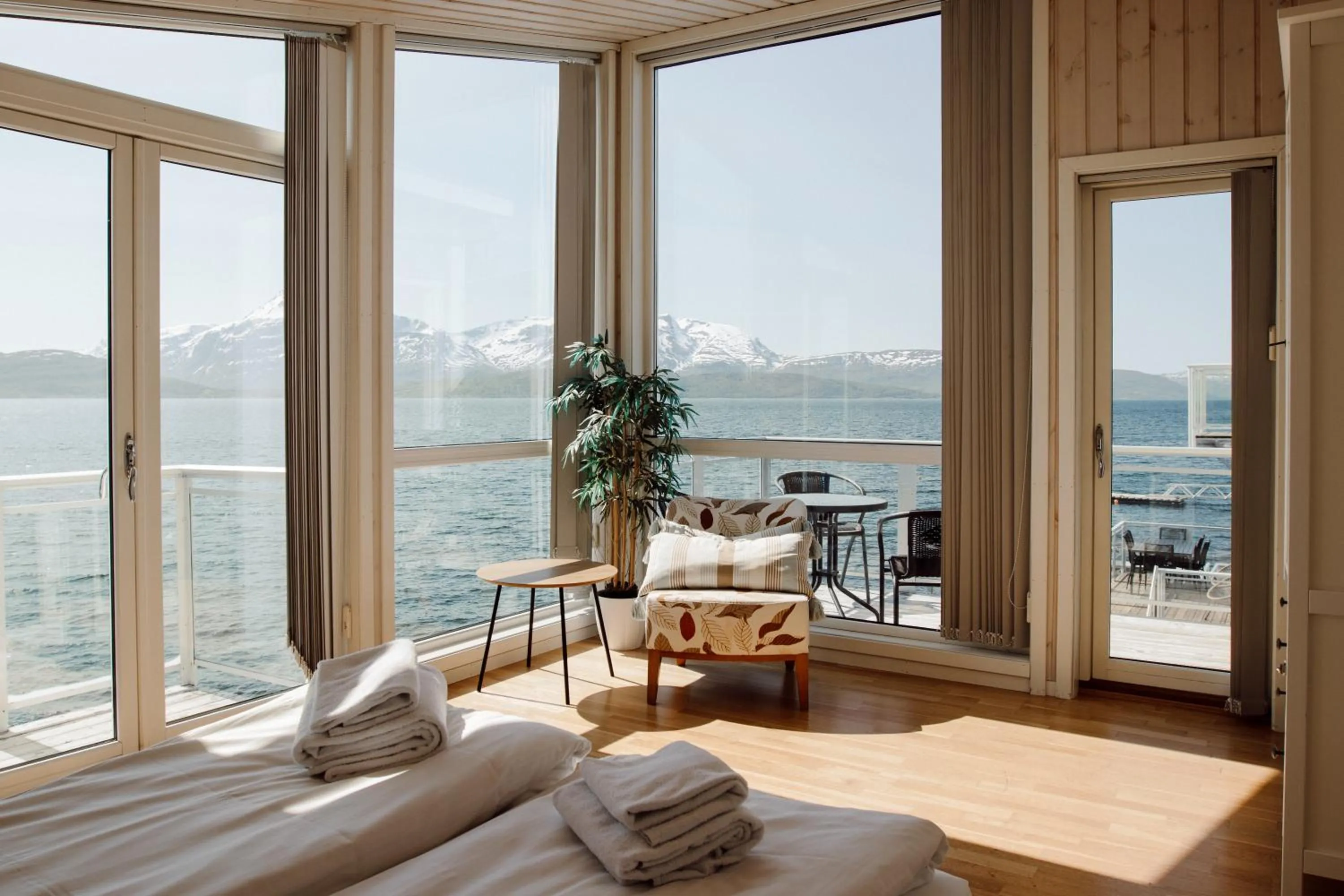 Bed in Malangen Resort