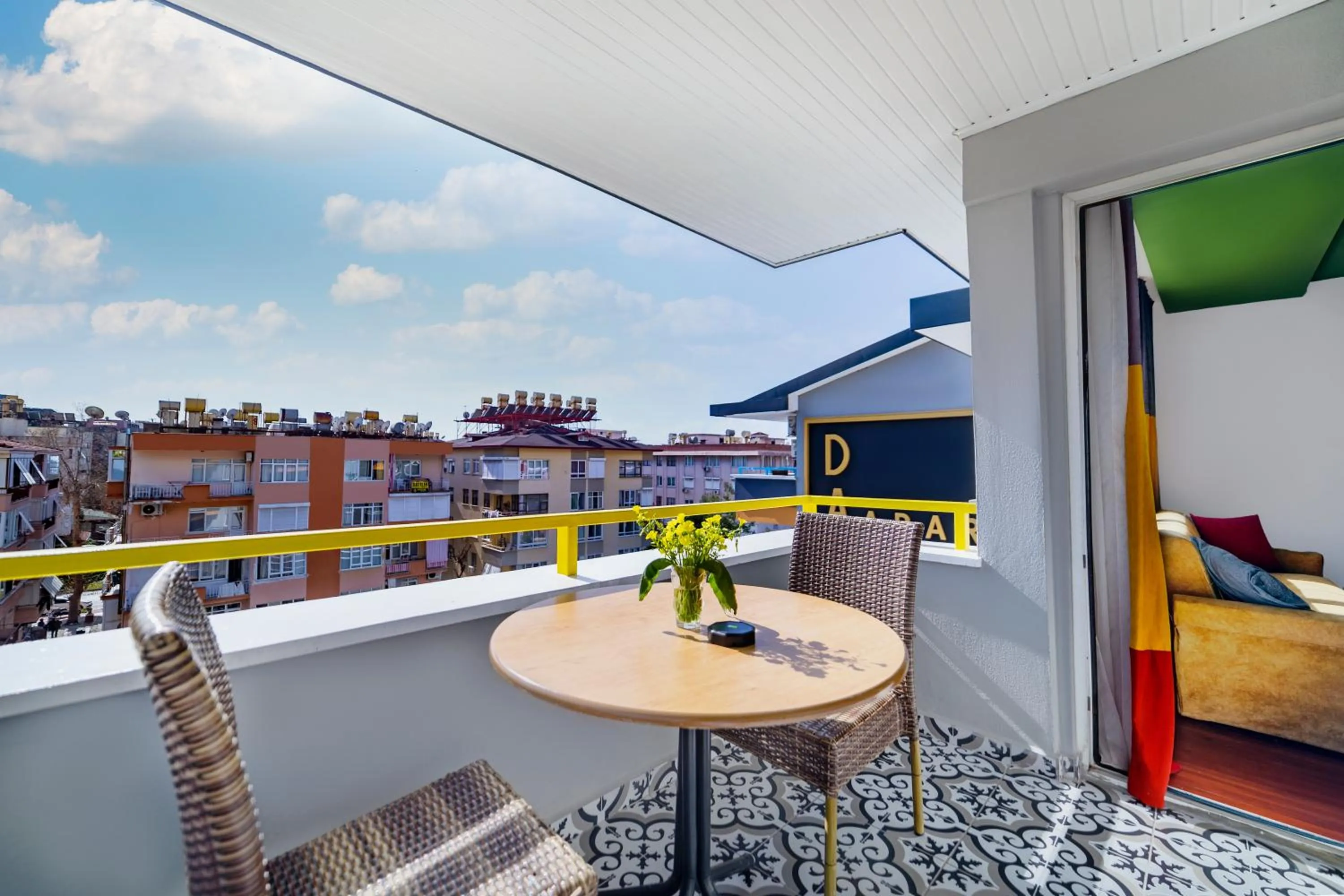 Balcony/Terrace in Alanya Damlataş Apart