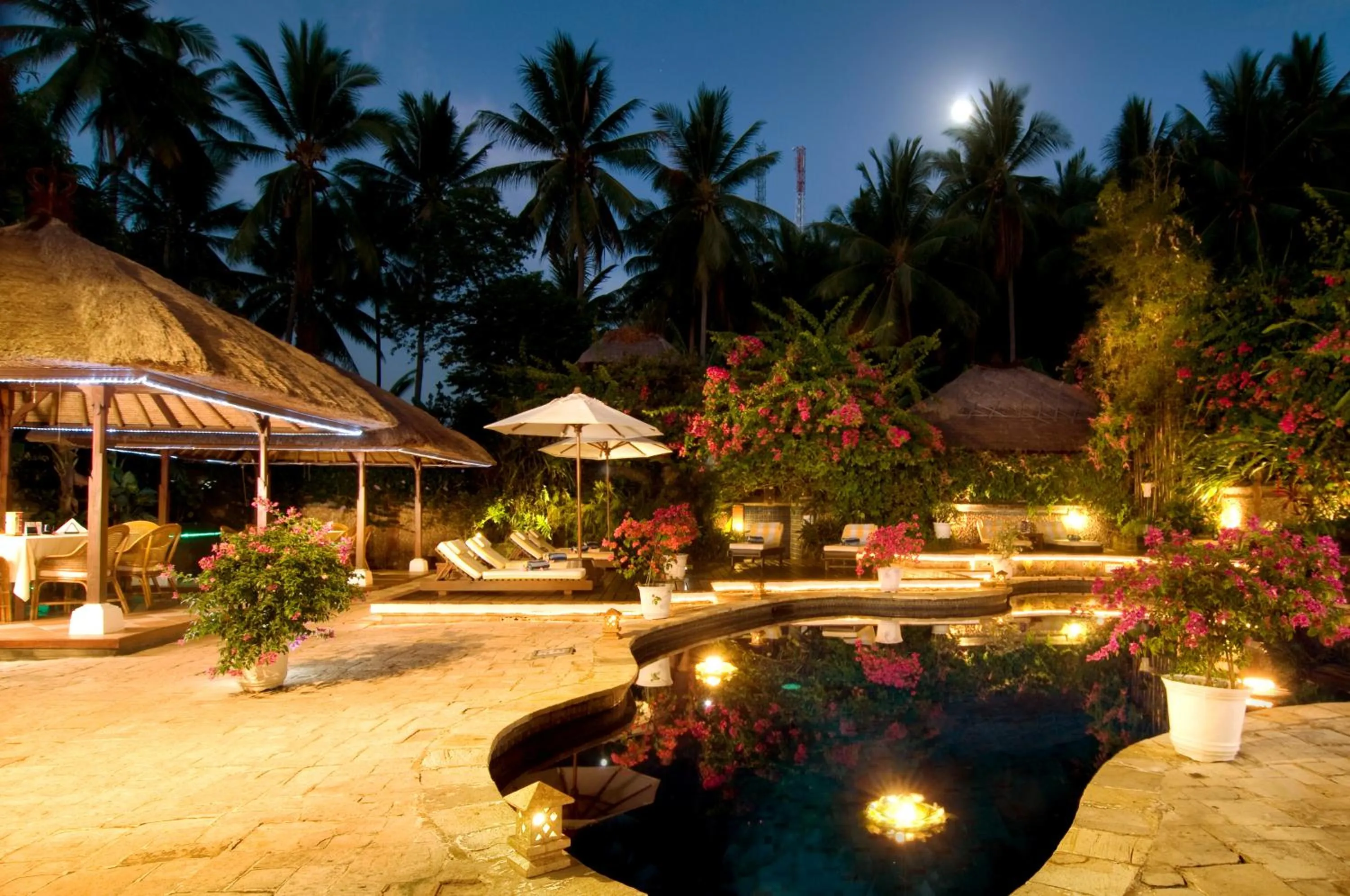 Night in The Water Garden Hotel