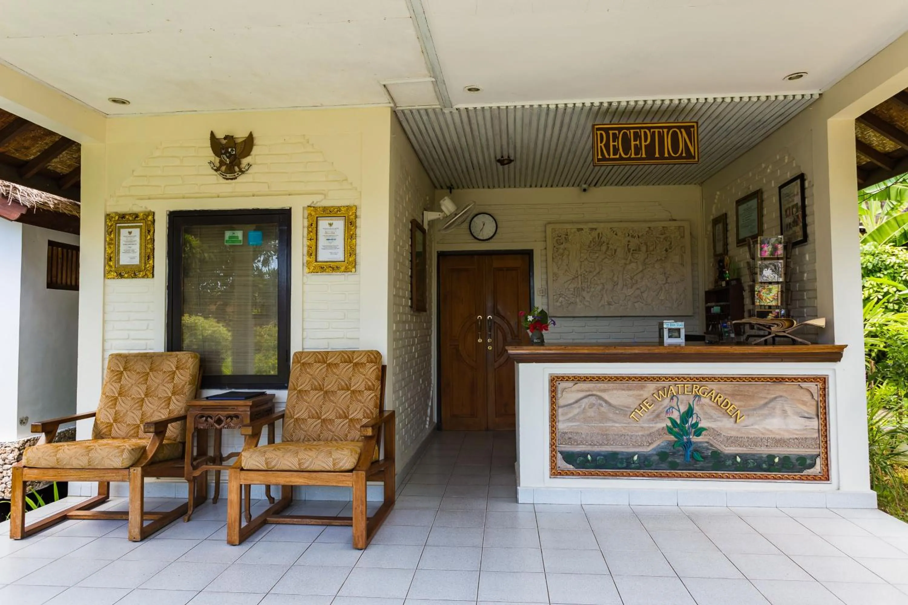 Lobby or reception in The Water Garden Hotel