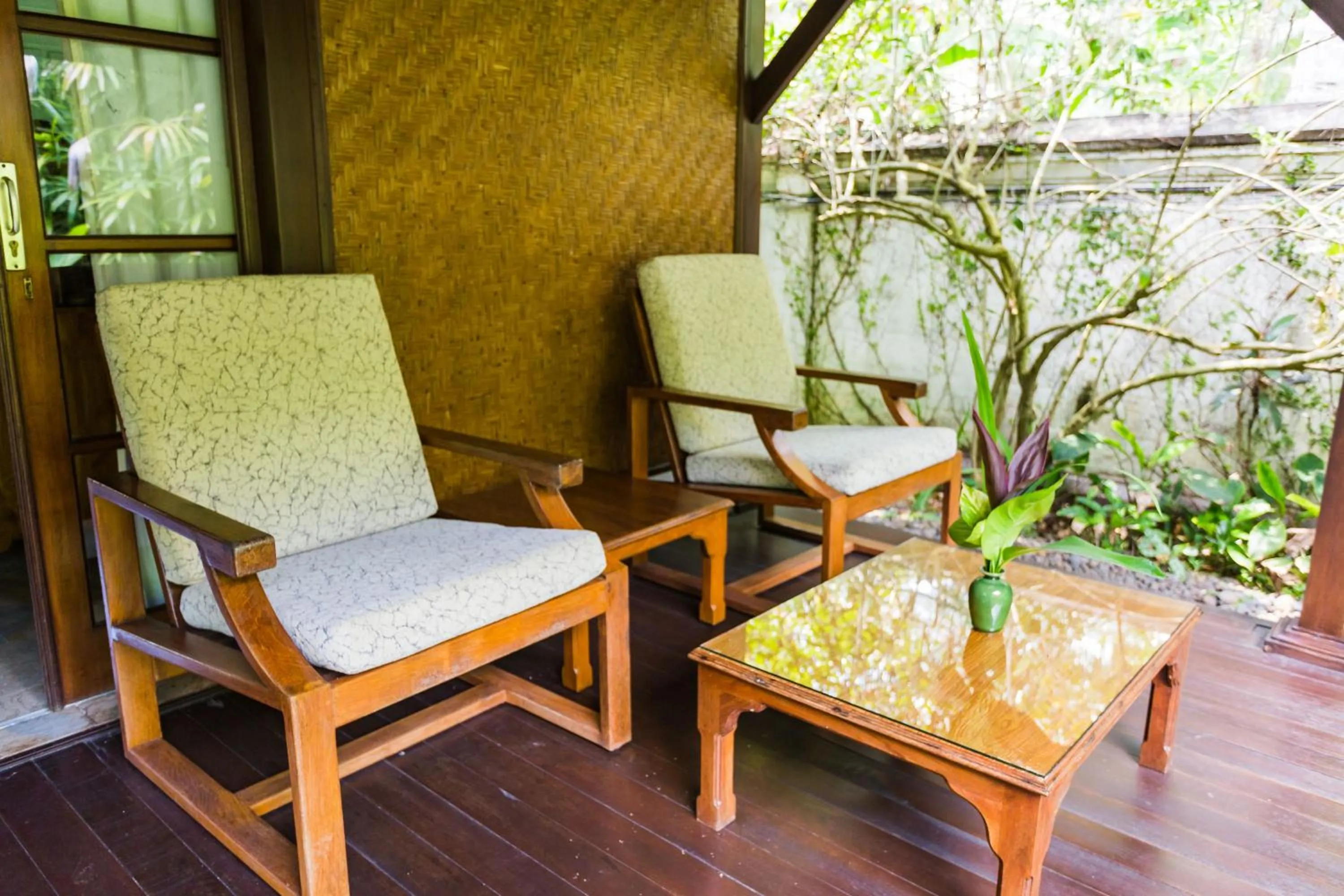 Patio in The Water Garden Hotel