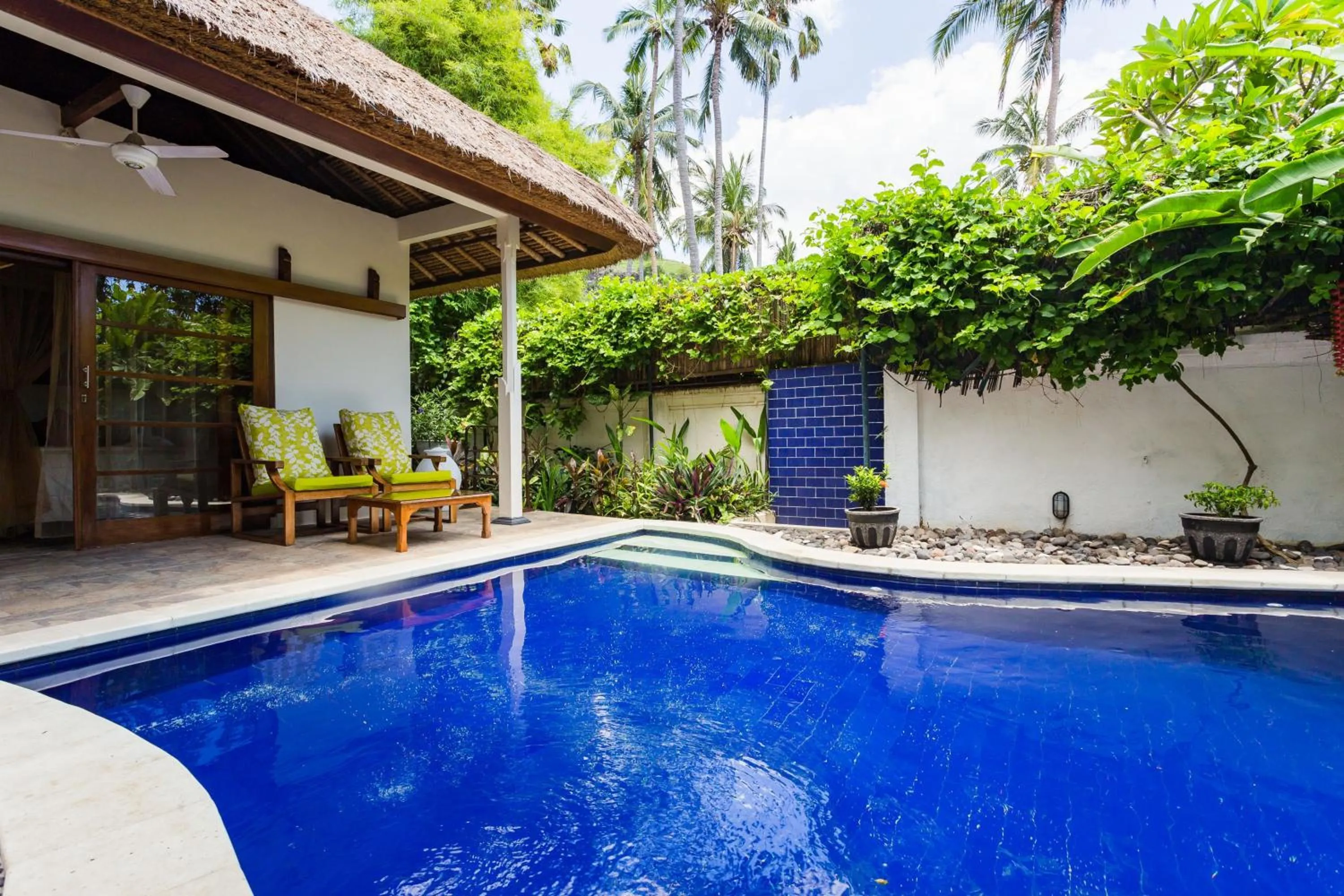 Pool view in The Water Garden Hotel