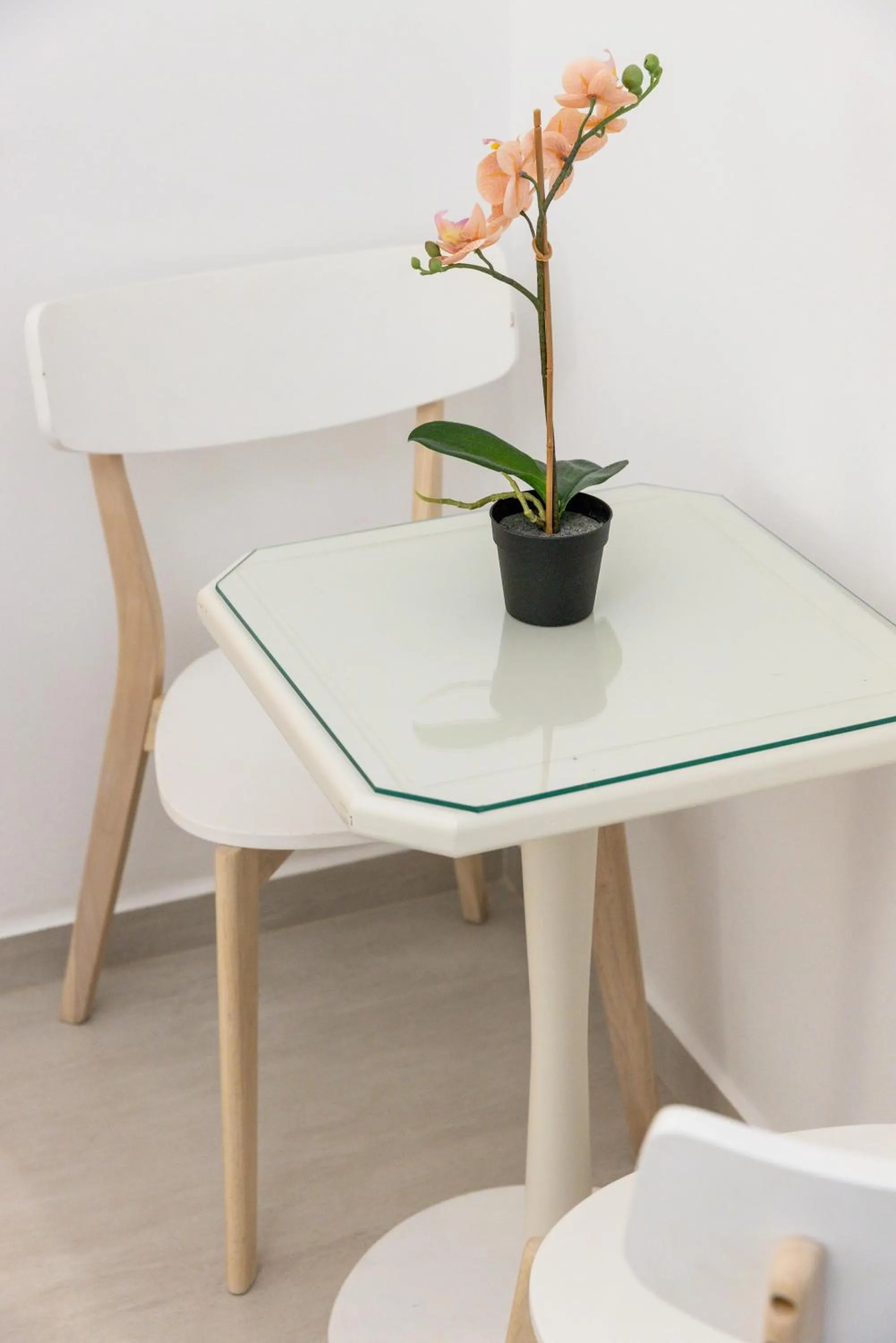 Dining area in Panos Luxury Studios