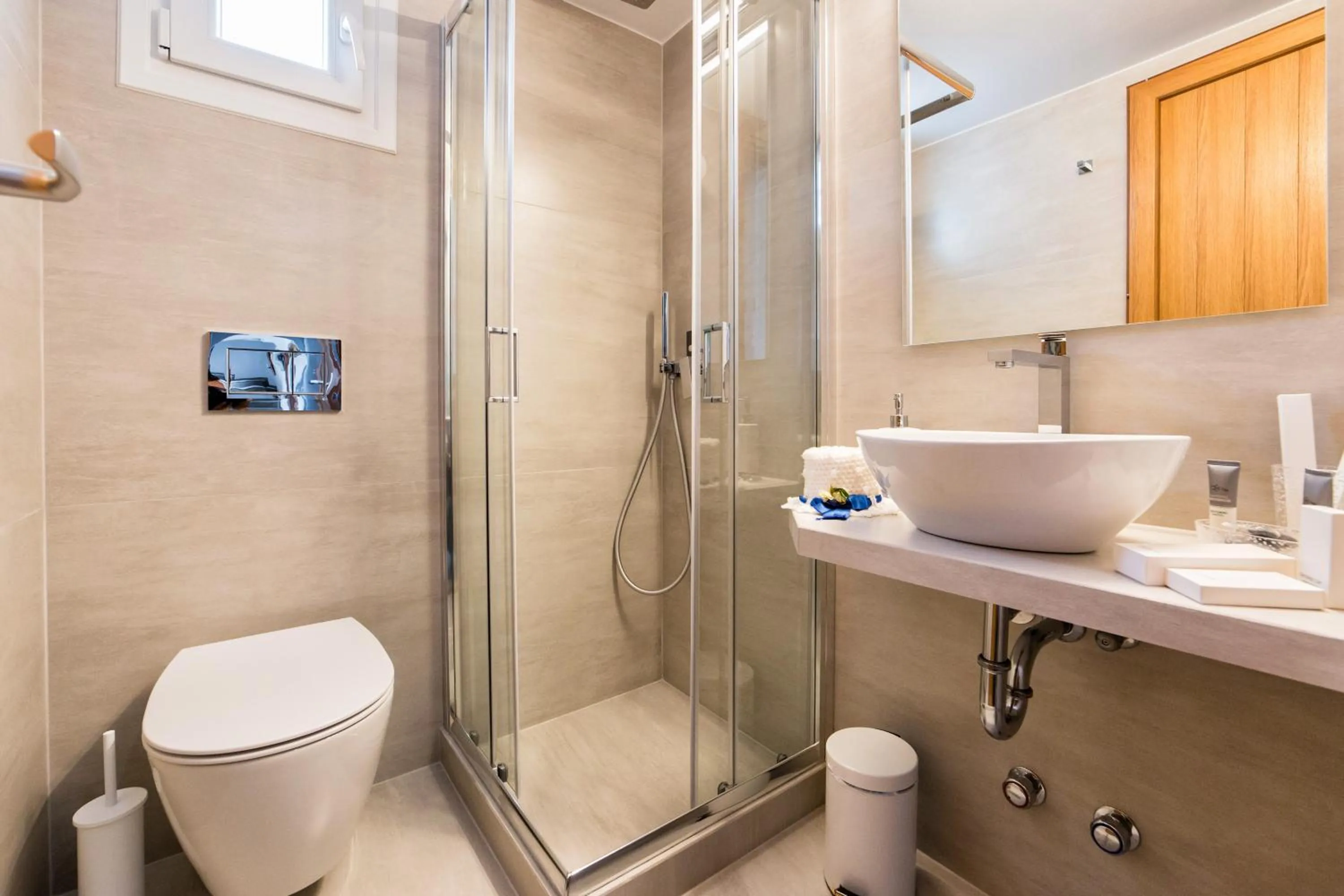 Bathroom in Panos Luxury Studios