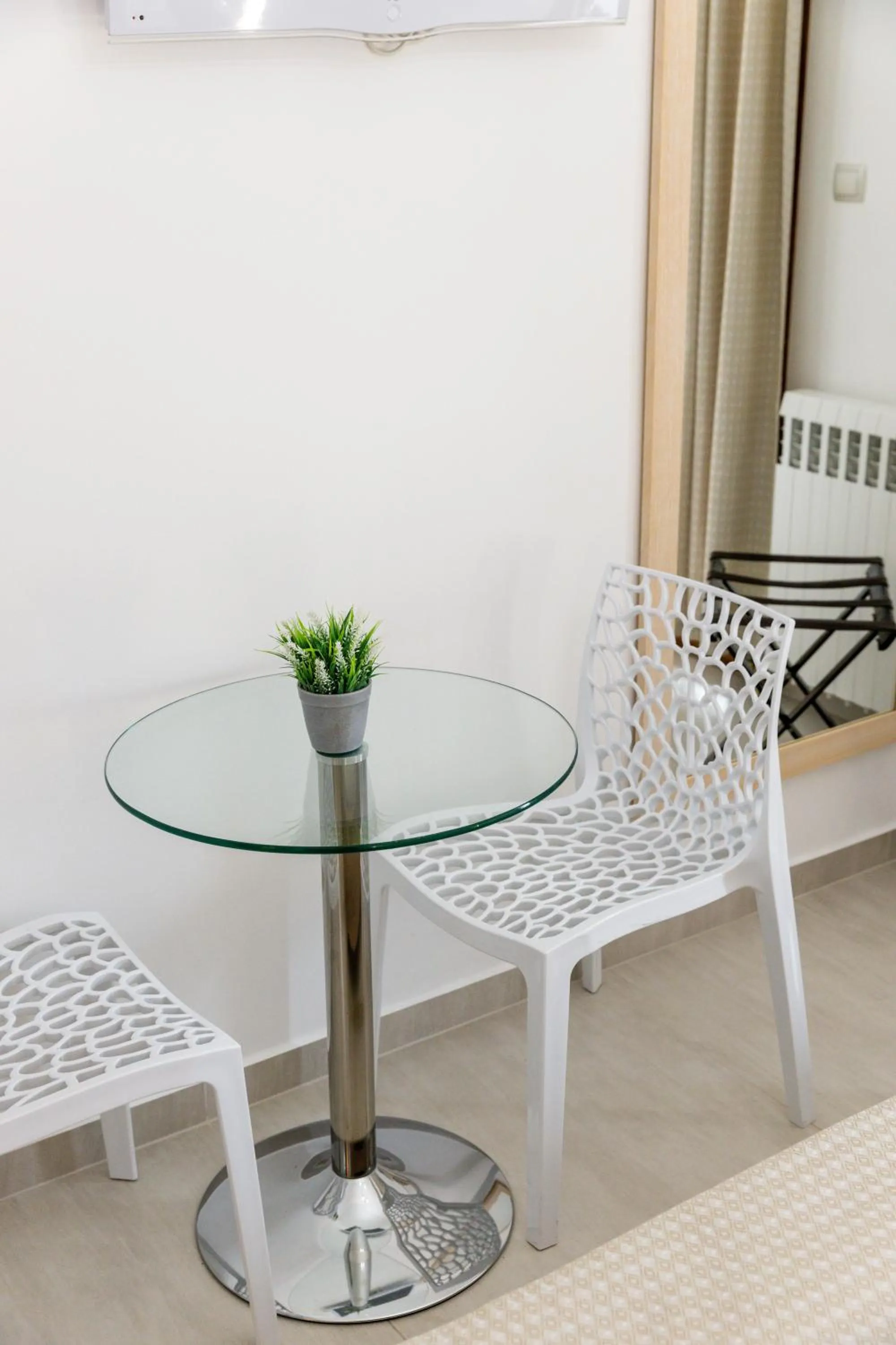 Dining area in Panos Luxury Studios
