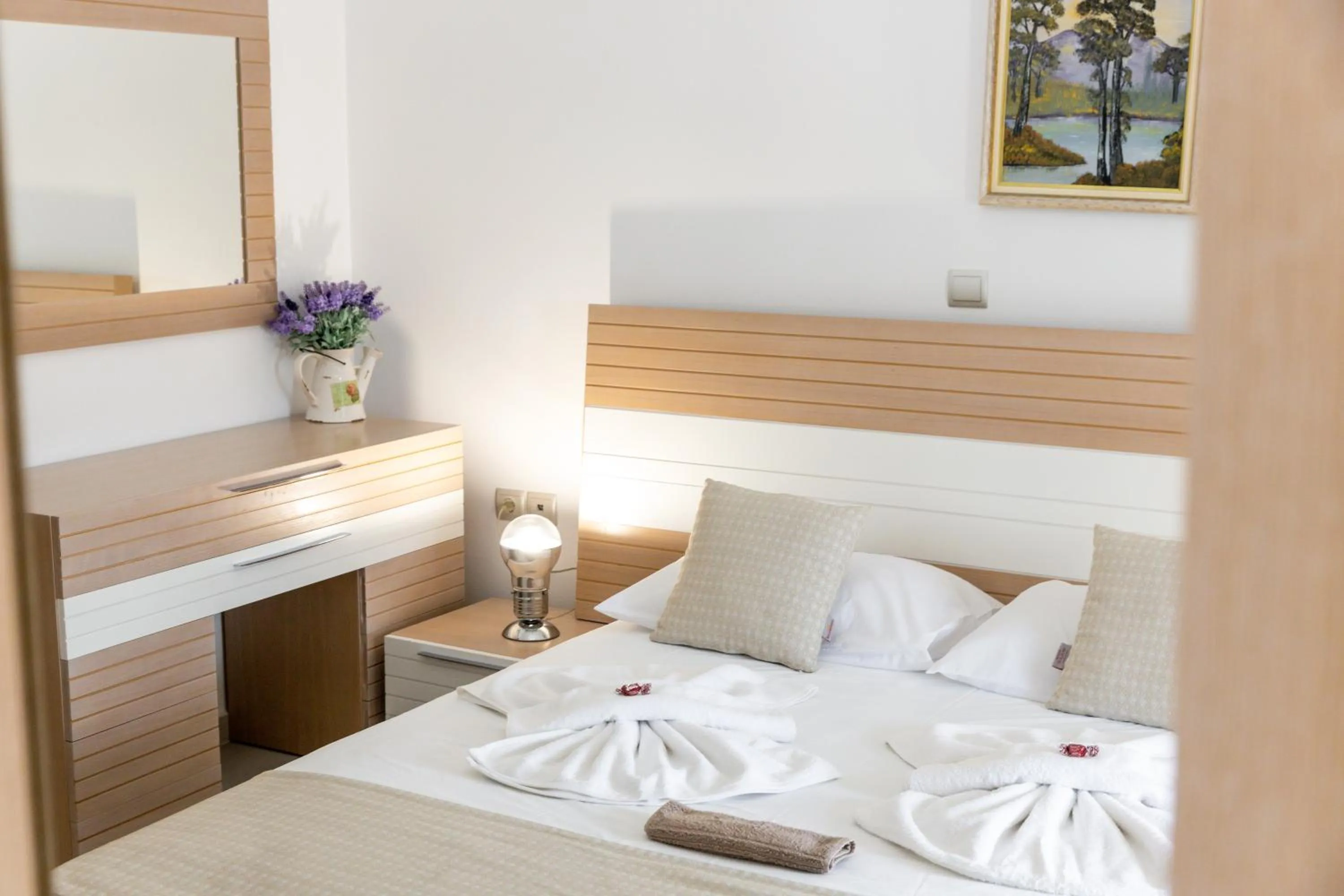 Photo of the whole room, Bed in Panos Luxury Studios