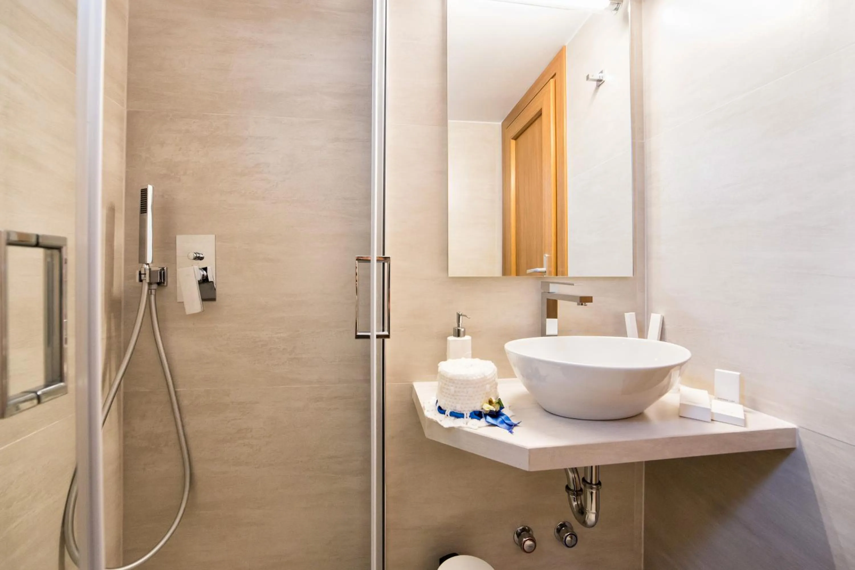 Bathroom in Panos Luxury Studios