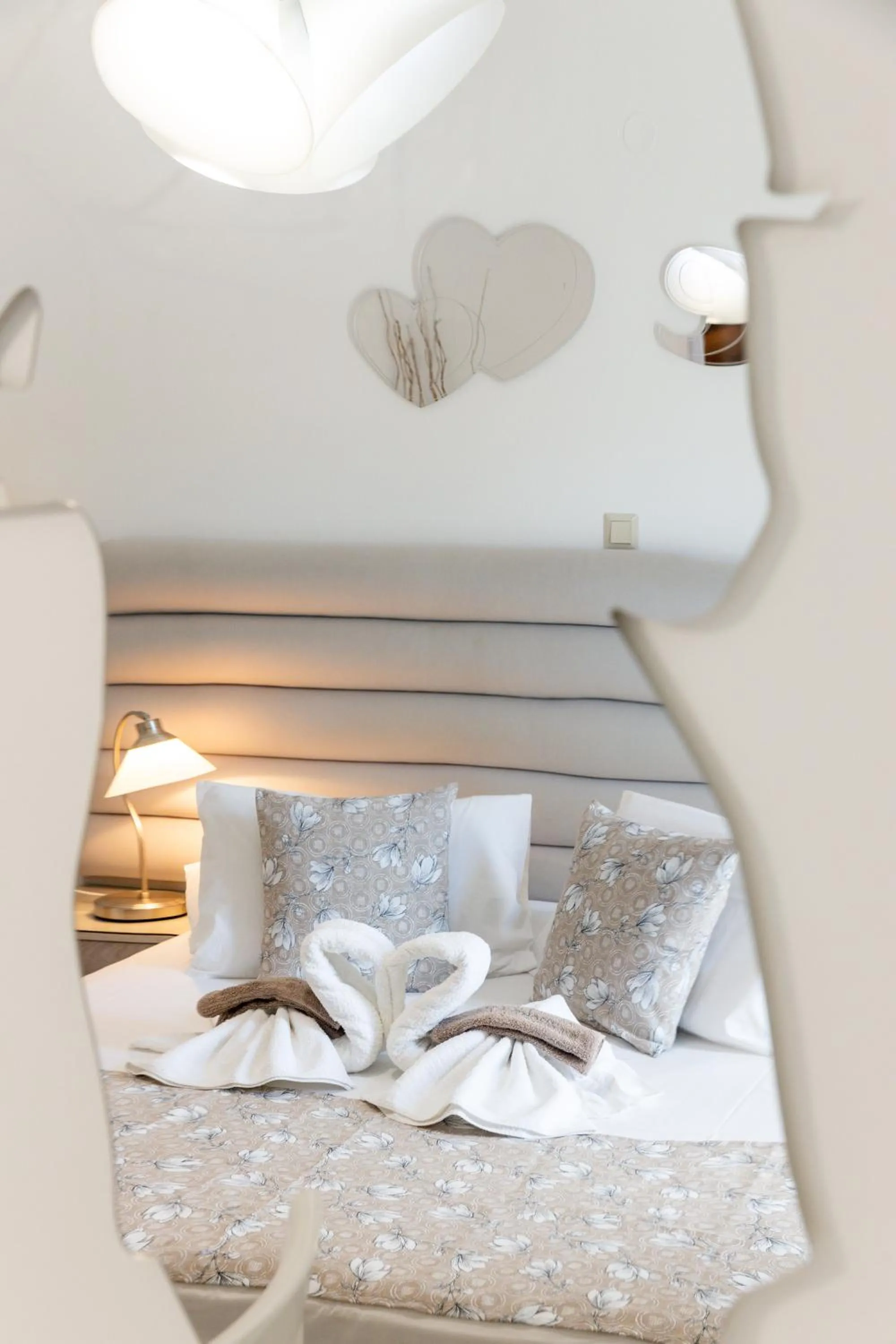 towels, Bed in Panos Luxury Studios