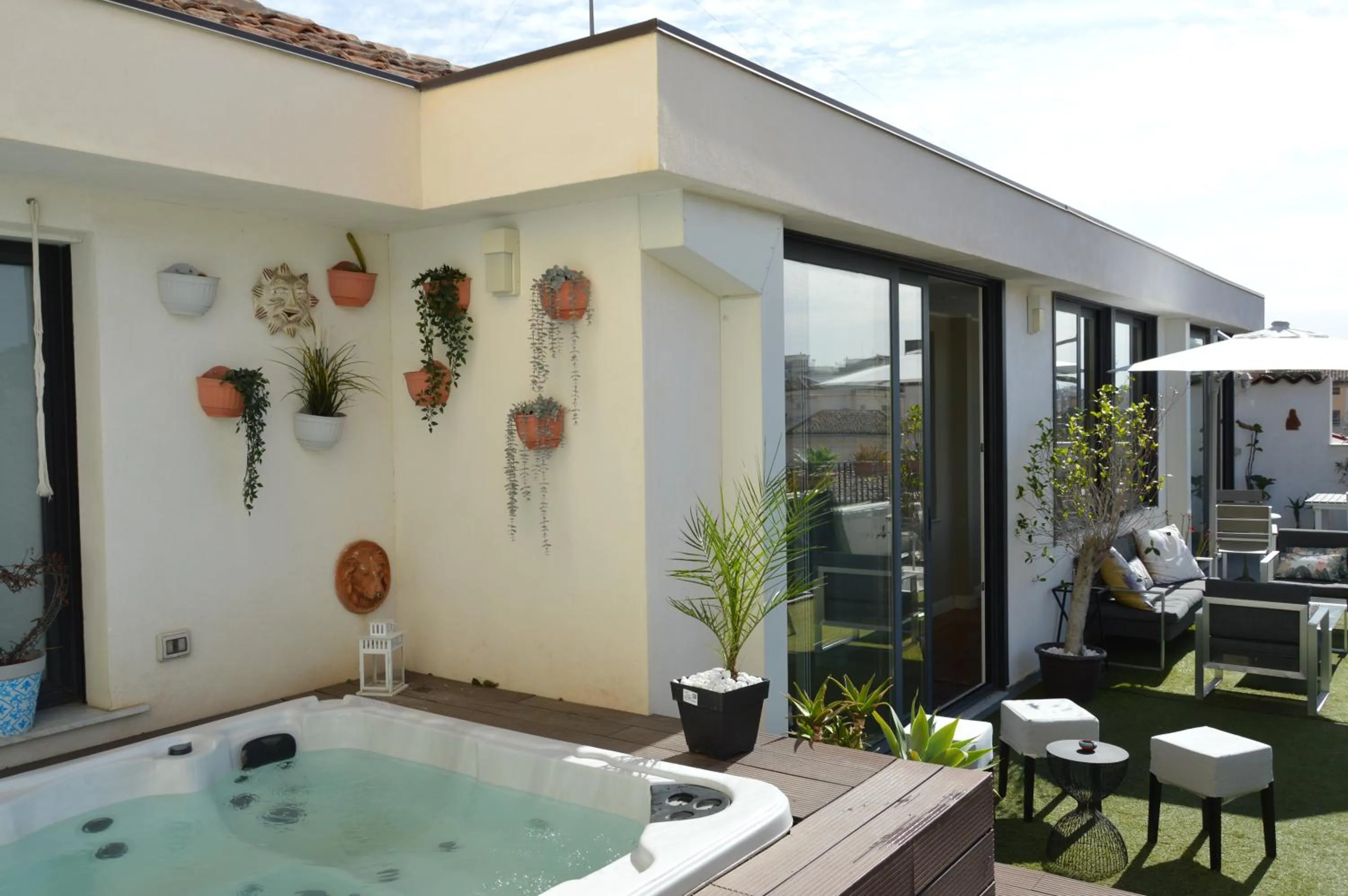 Hot Tub in b&b le 4 leggende