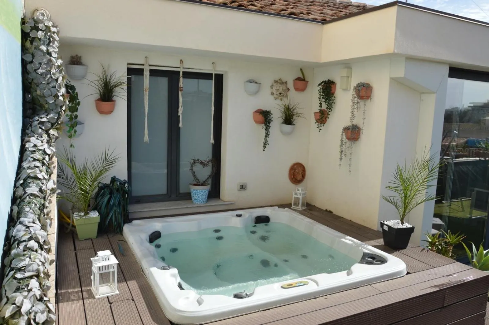 Hot Tub in b&b le 4 leggende