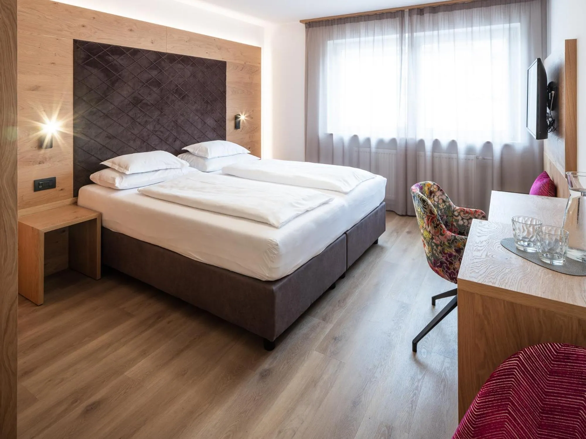 Bed in Hotel Blitzburg