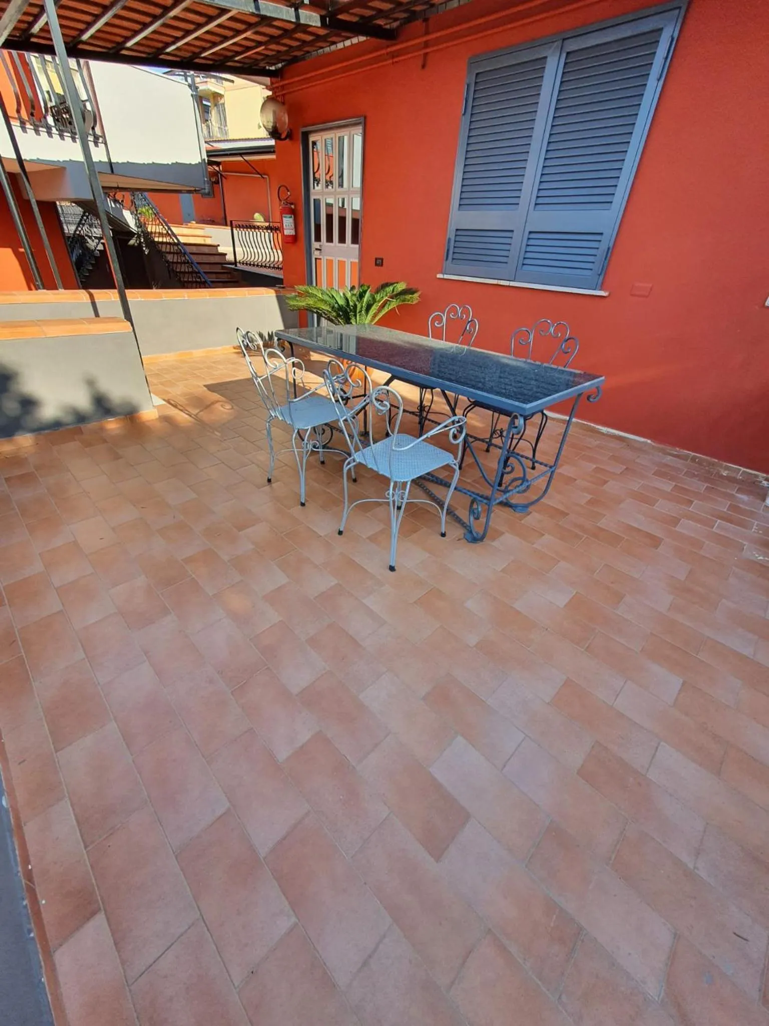 Patio in Bed & Breakfast Neapolis