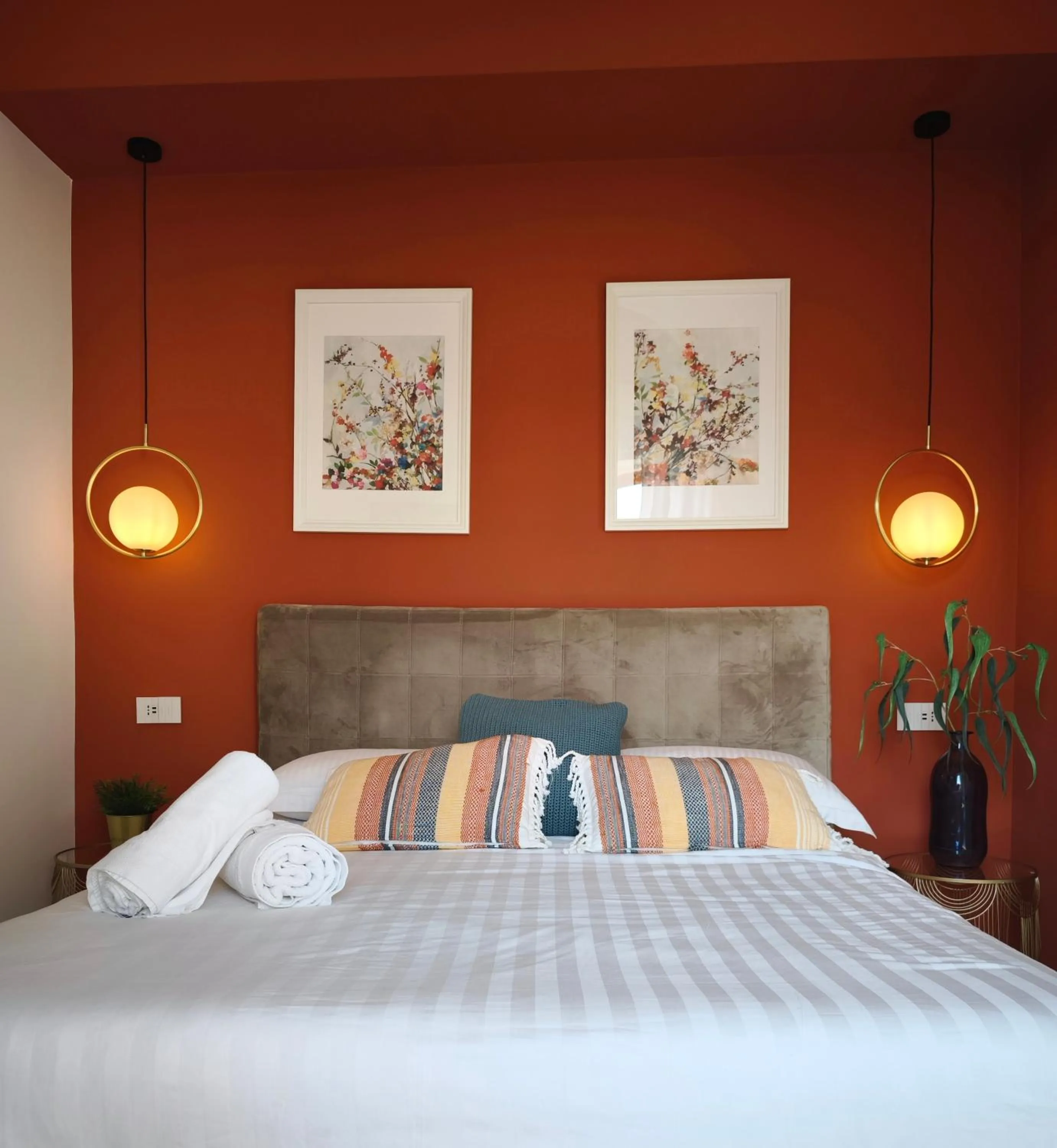 Bedroom, Bed in Villa Ettore