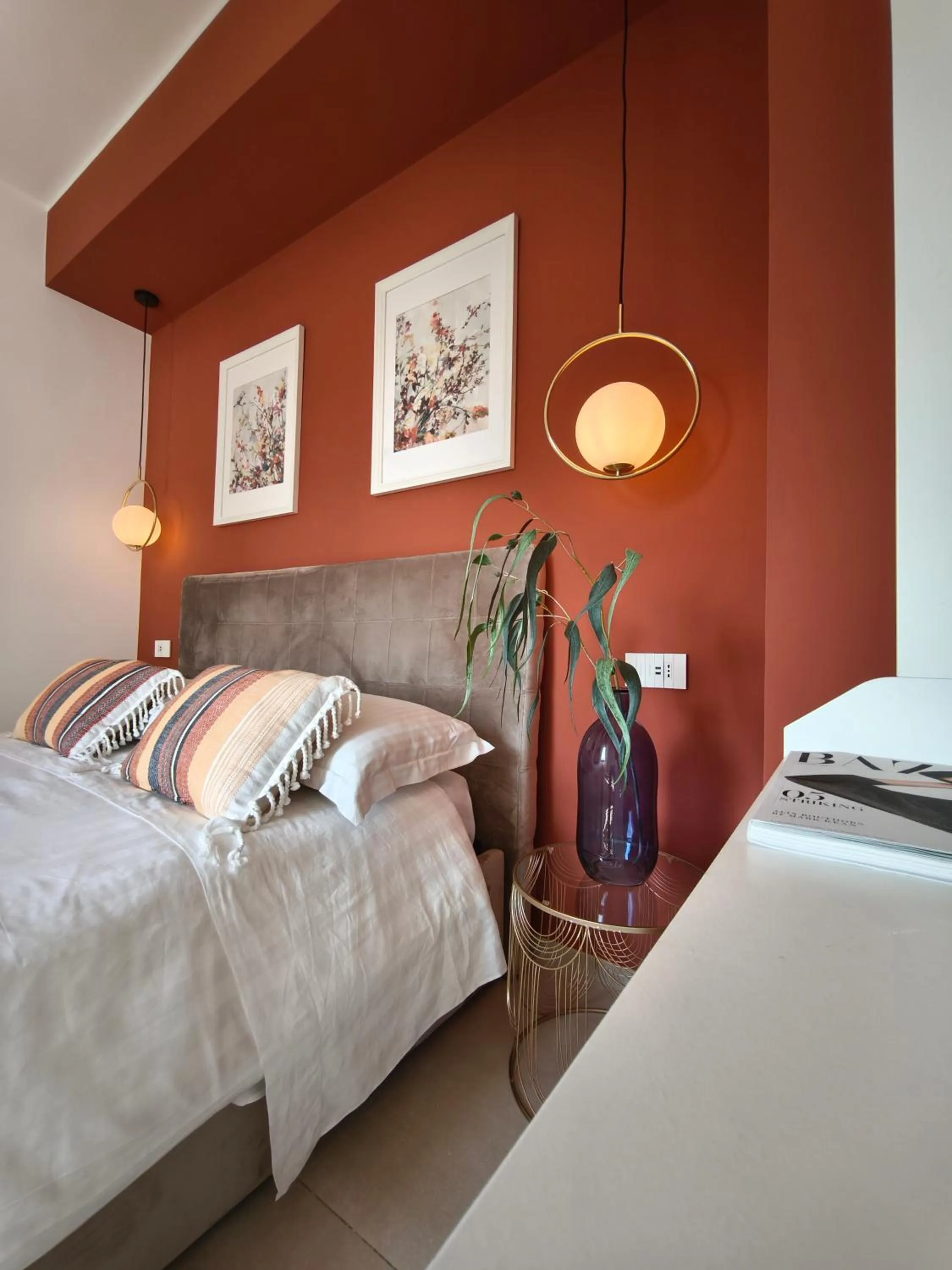 Bedroom, Bed in Villa Ettore