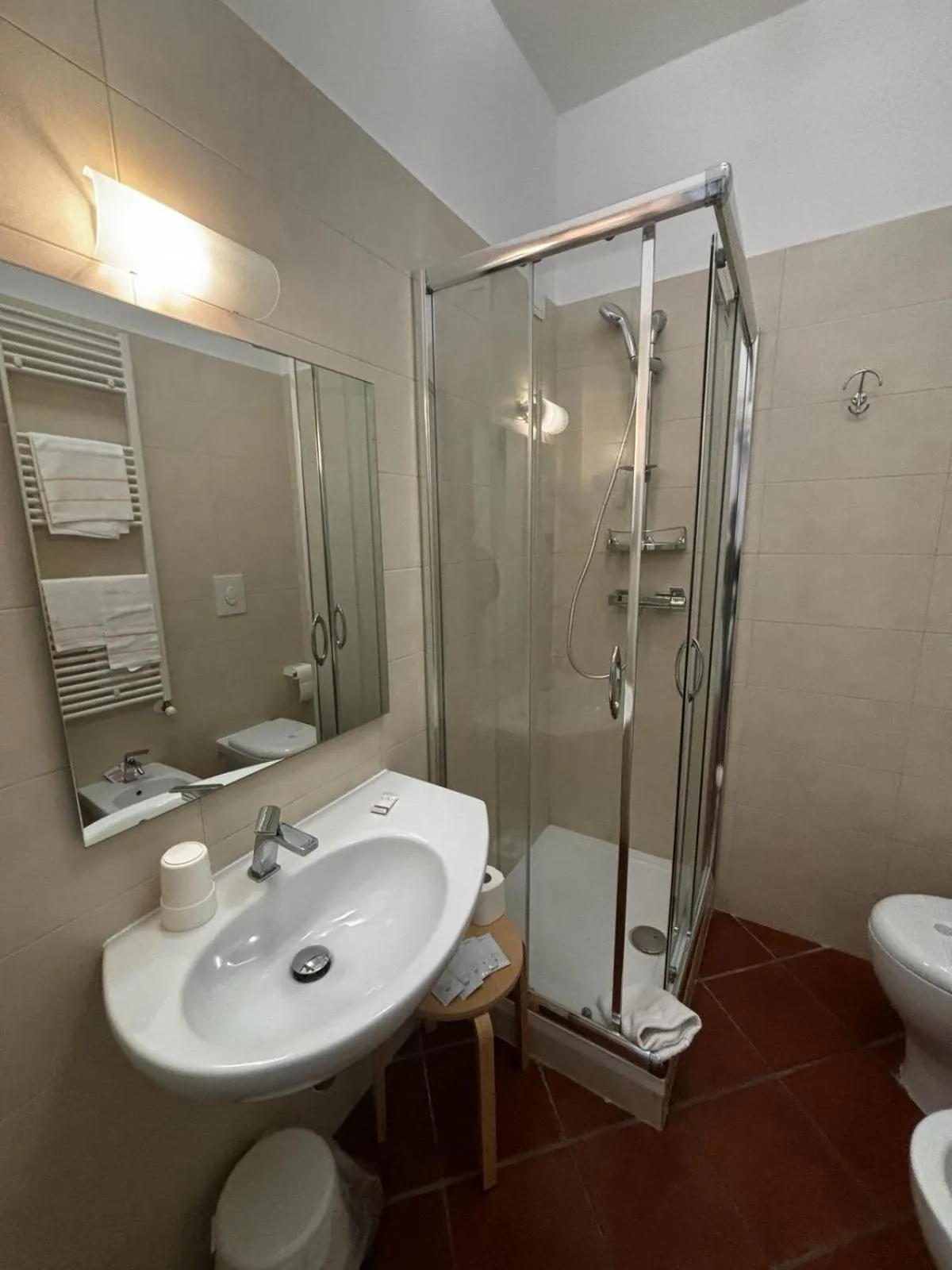 Shower in La Nuova Dimora B&B