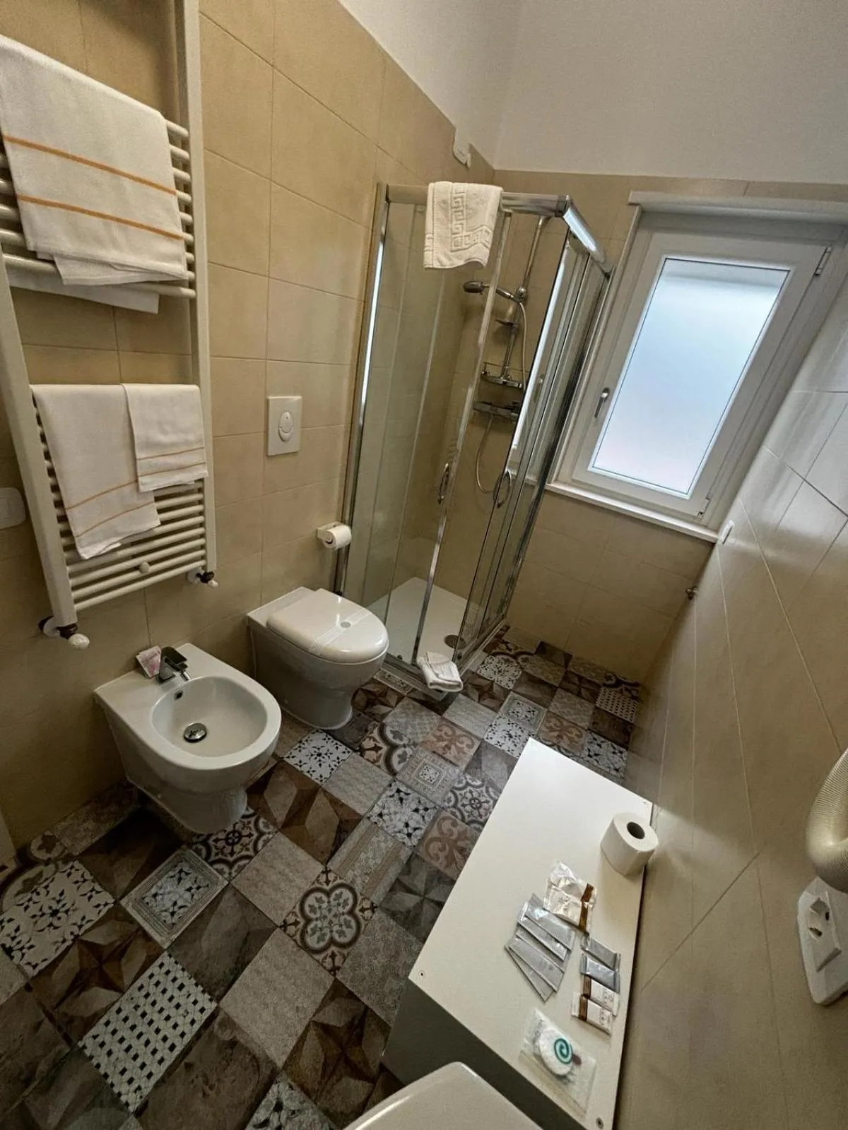 Shower in La Nuova Dimora B&B