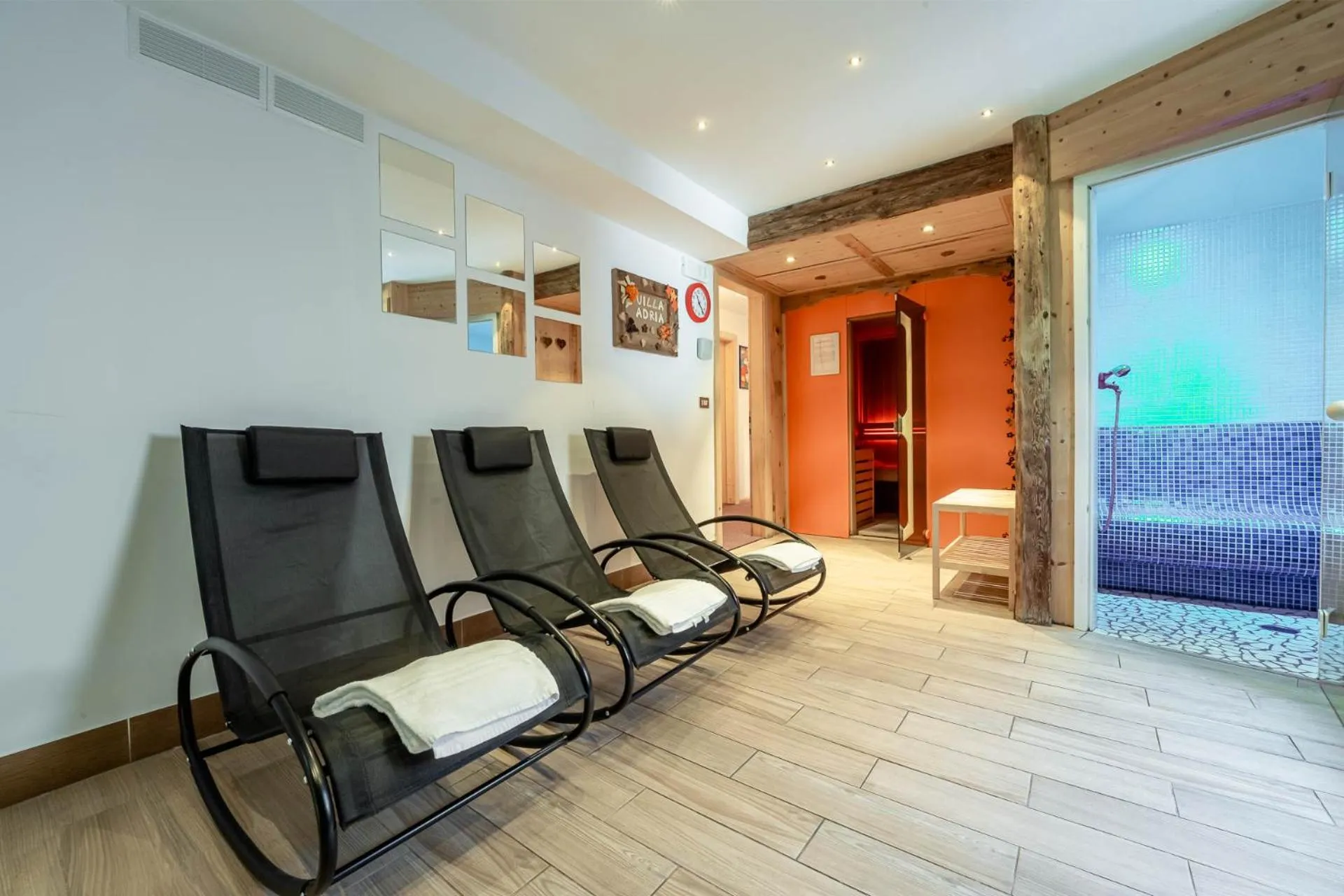 Sauna in Villa Adria B&B