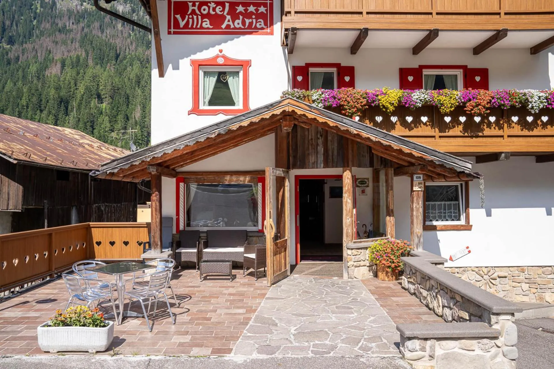 Property building in Villa Adria B&B