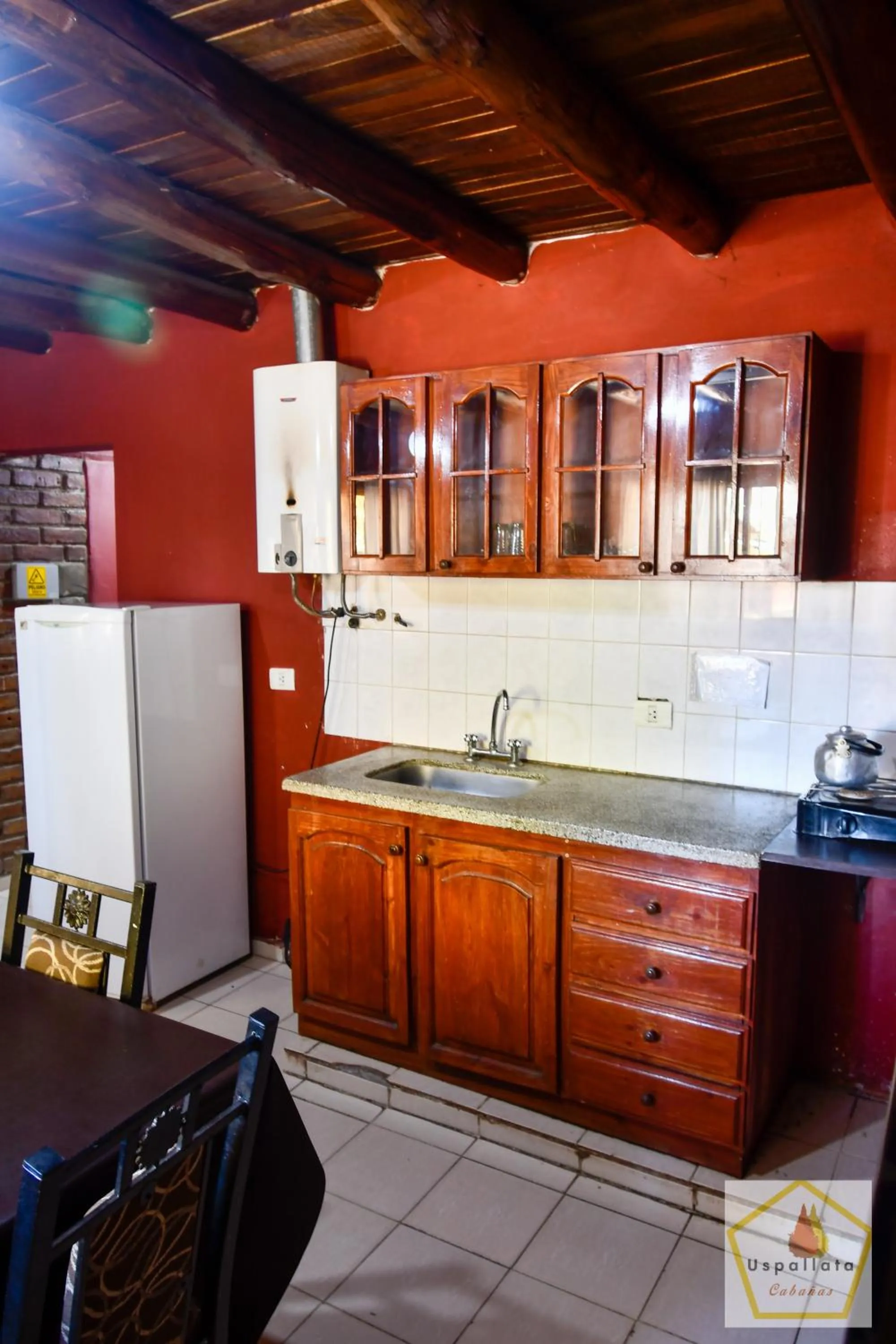 Kitchen or kitchenette in Cabañas Uspallata