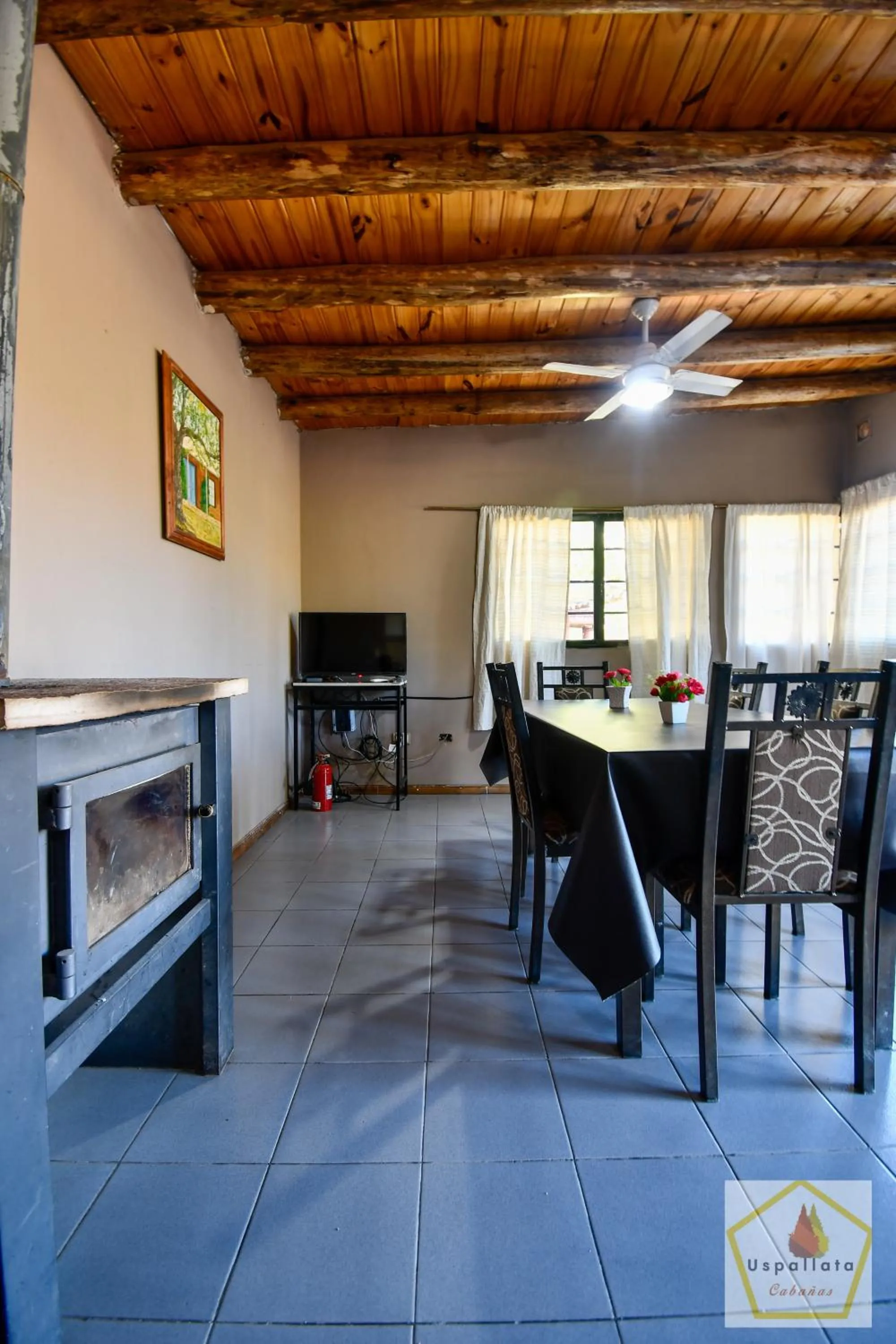 Living room in Cabañas Uspallata