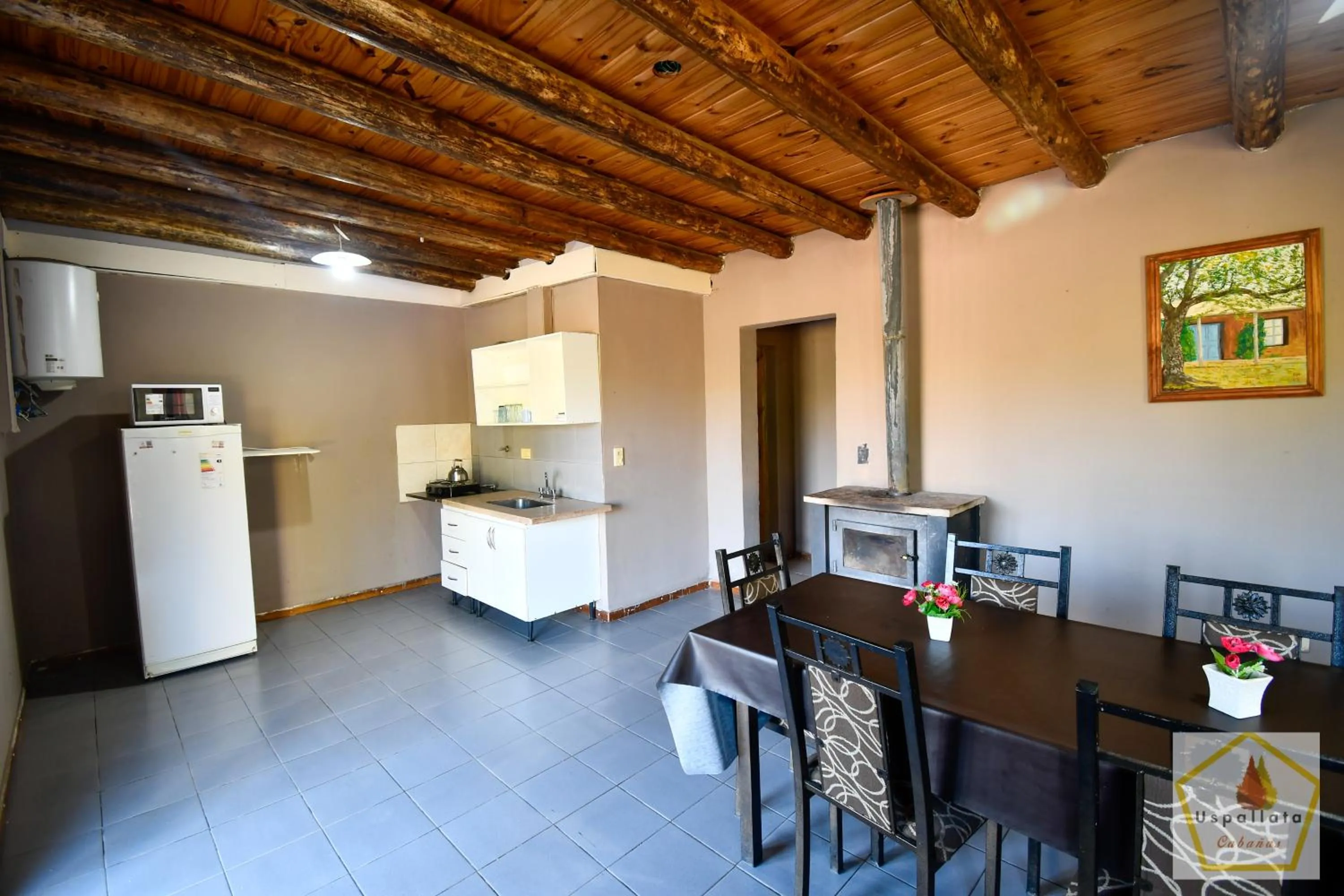 Kitchen or kitchenette in Cabañas Uspallata