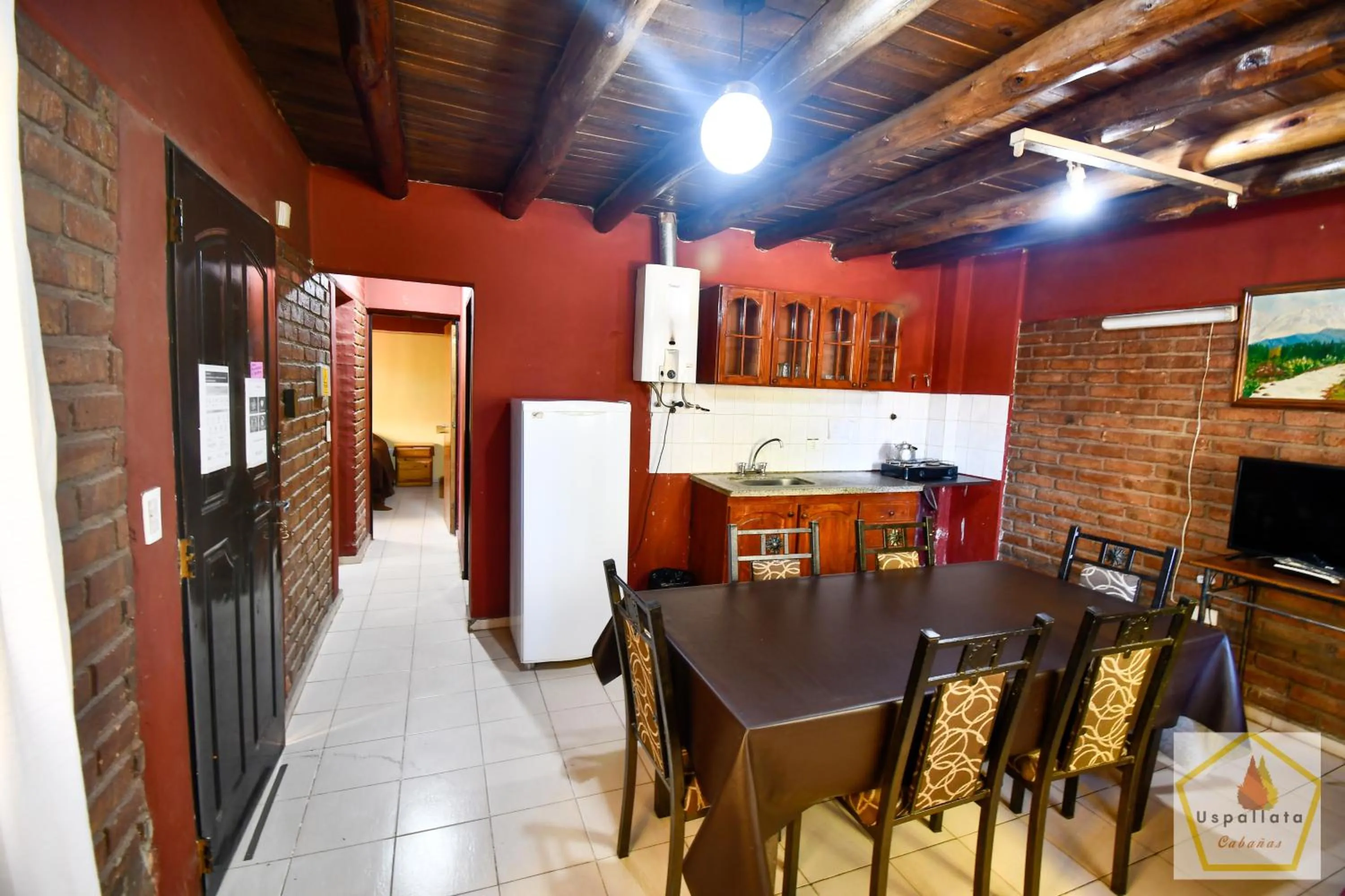 Kitchen or kitchenette in Cabañas Uspallata