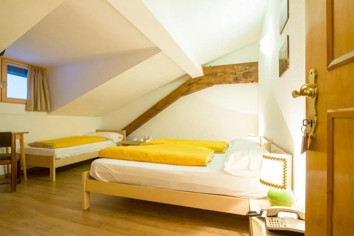 Photo of the whole room, Bed in Hotel Regina Delle Dolomiti