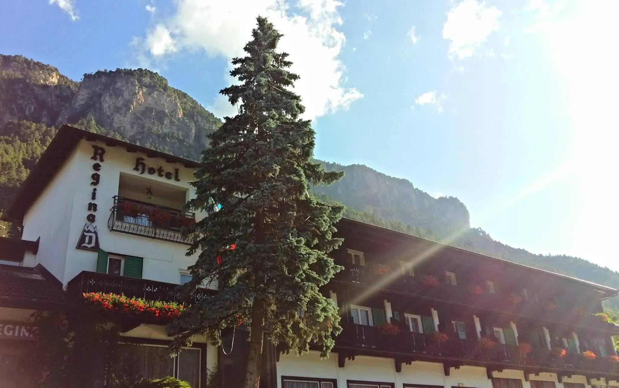 Facade/entrance in Hotel Regina Delle Dolomiti