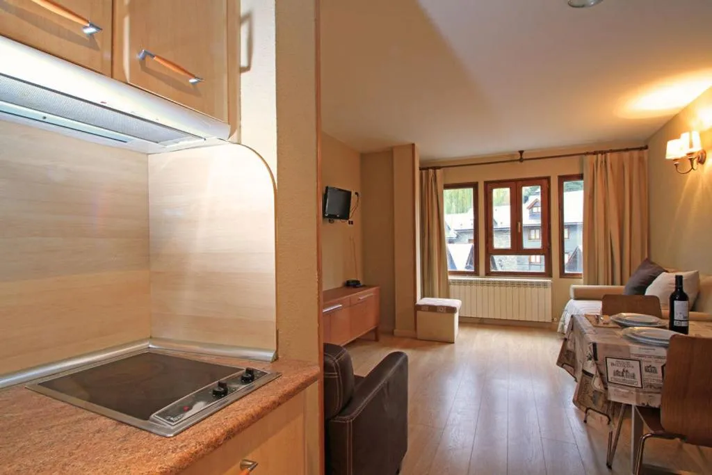 Kitchen or kitchenette in Hotel-Aparthotel El Reyno