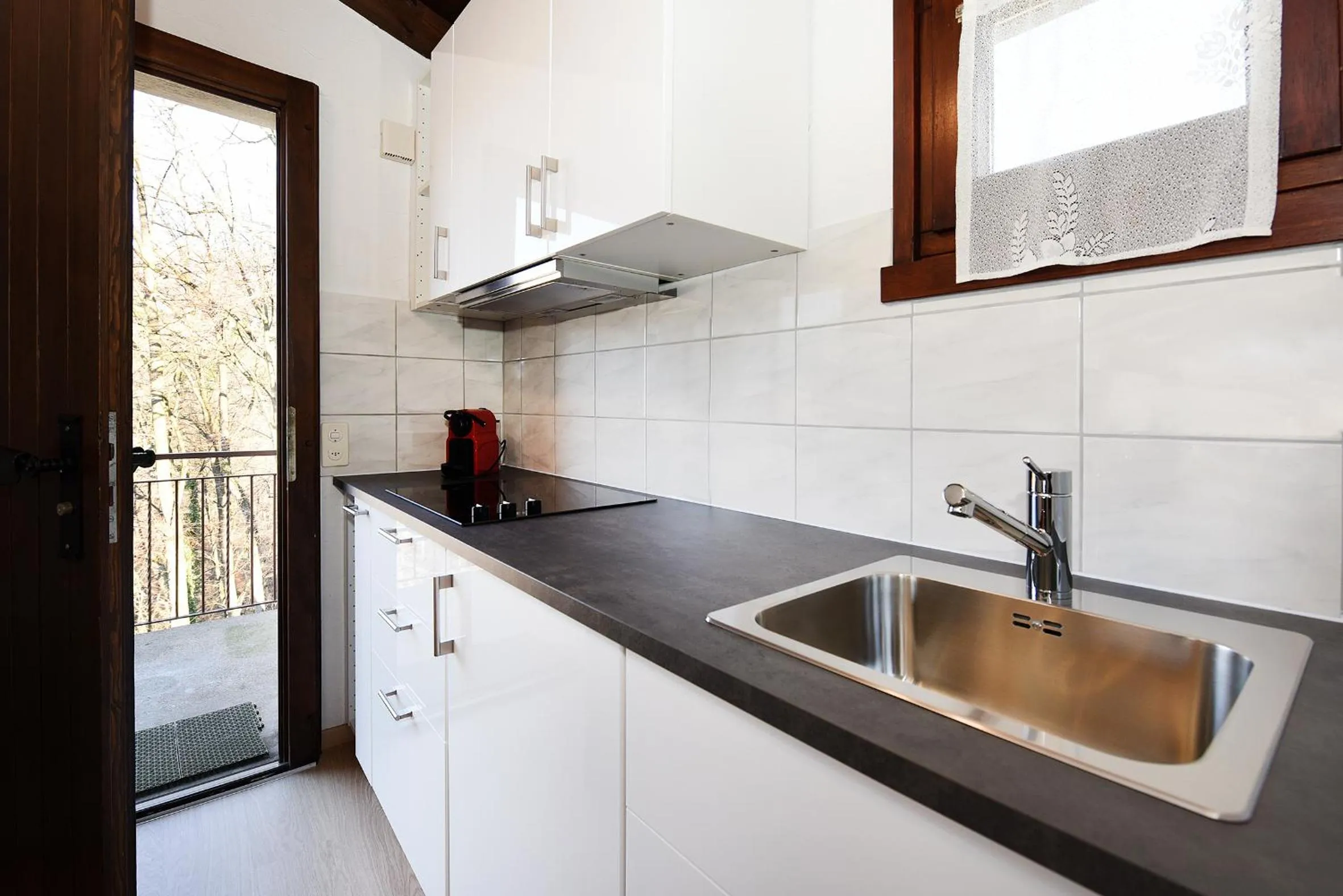 Kitchen or kitchenette in Centro Cadro Panoramica